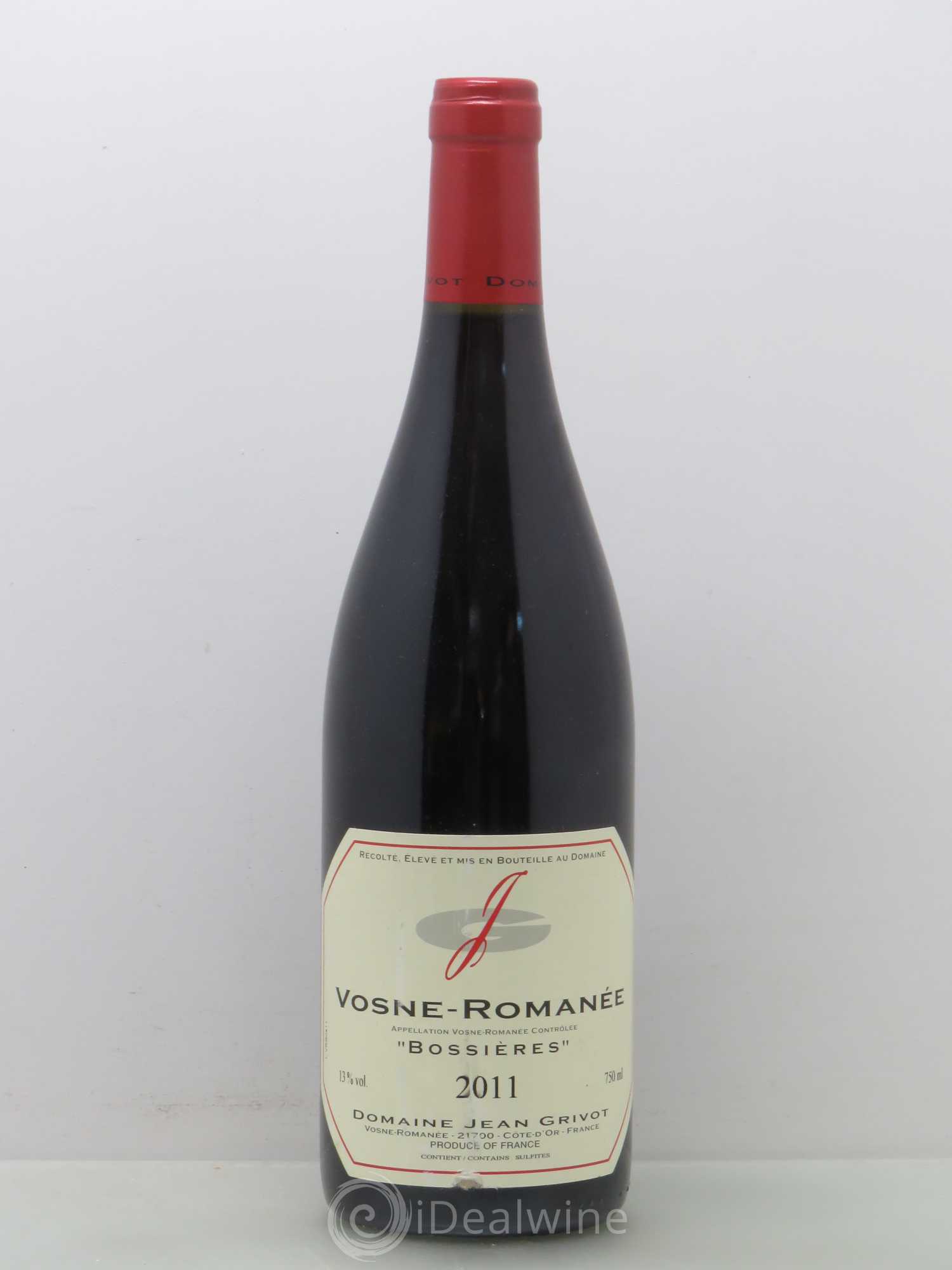 Vosne-Romanée Bossières Jean Grivot 2011 - Lot de 1 bouteille - 0