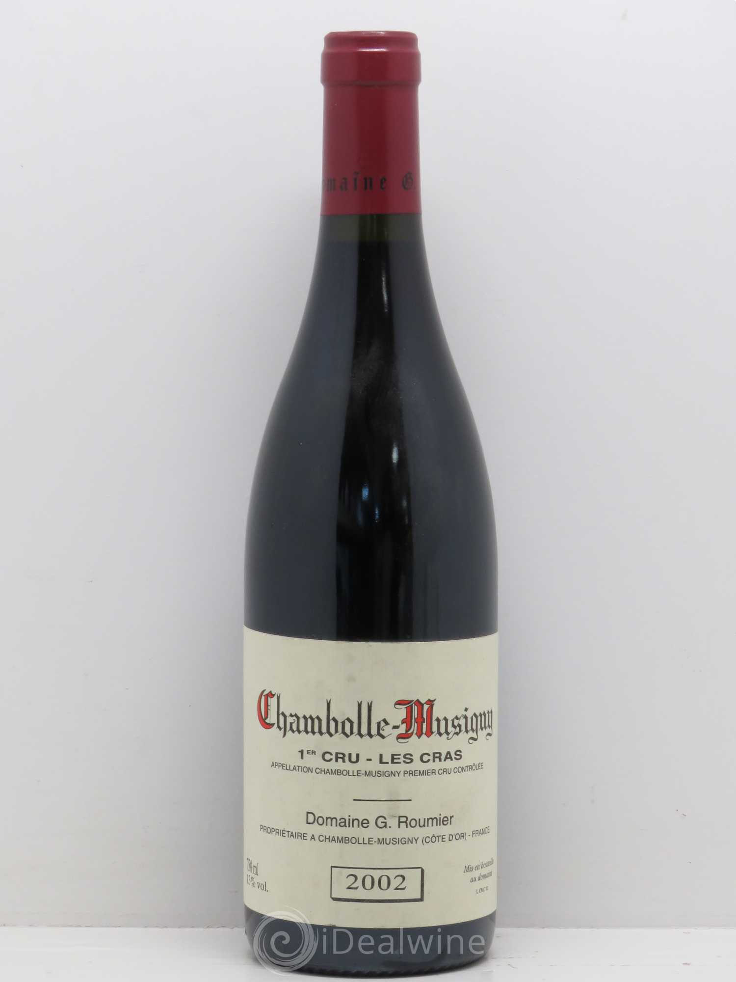 Chambolle-Musigny 1er Cru Les Cras Georges Roumier (Domaine) 2002 - Lot de 1 bouteille - 0