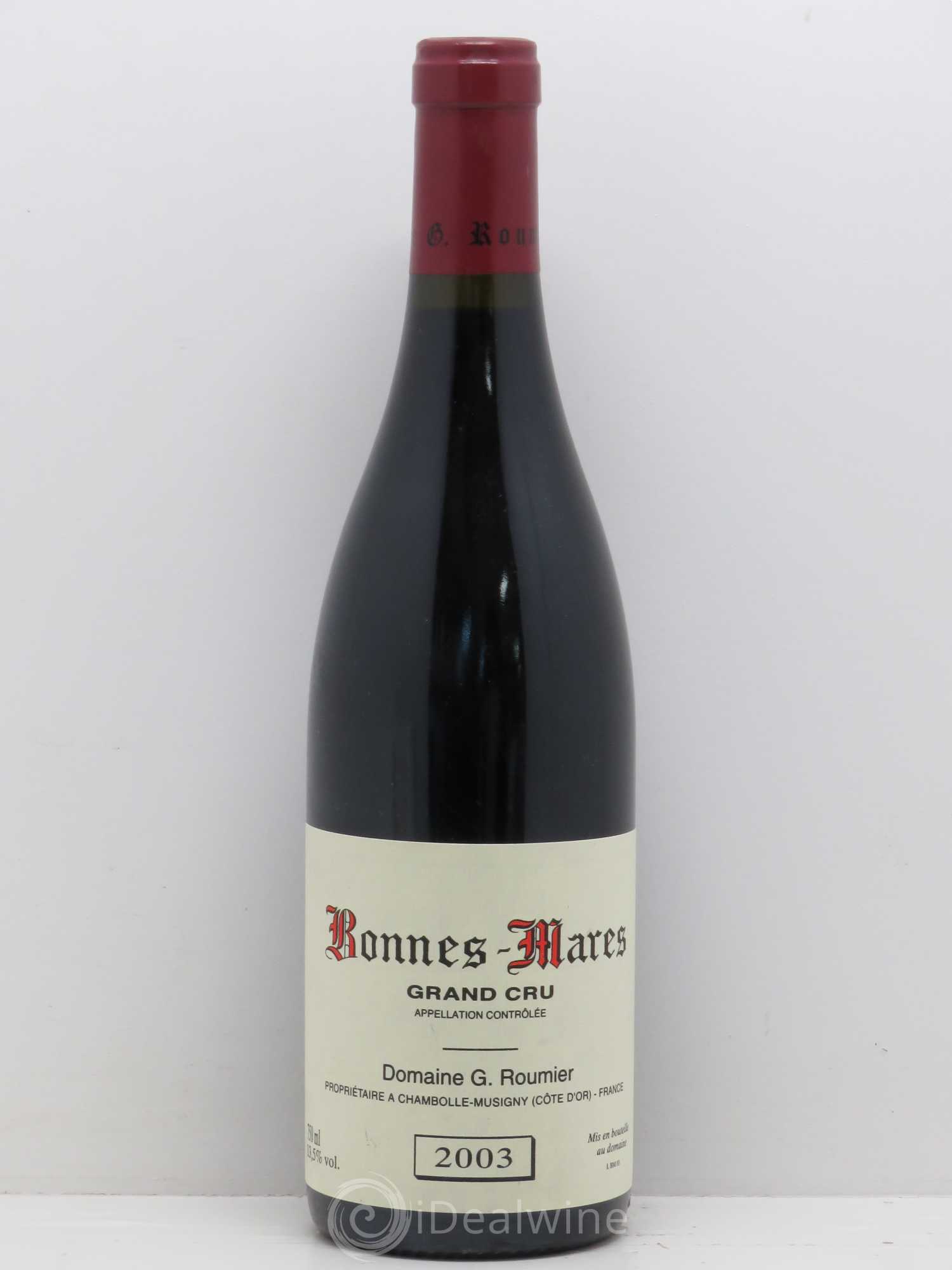 Bonnes-Mares Grand Cru Georges Roumier (Domaine) 2003 - Lot de 1 bouteille - 0