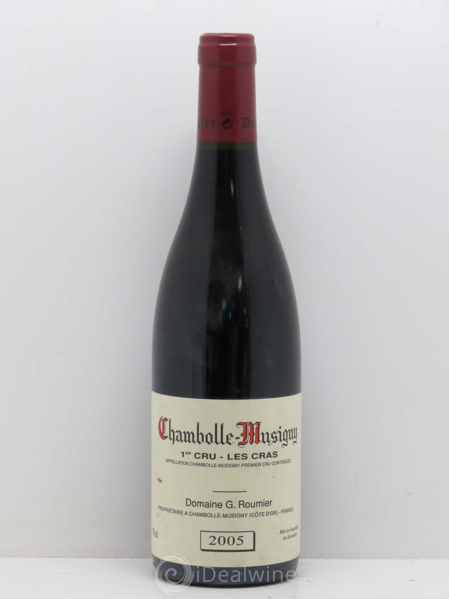 Chambolle-Musigny 1er Cru Les Cras Georges Roumier (Domaine) 2005 - Lot de 1 bouteille - 0