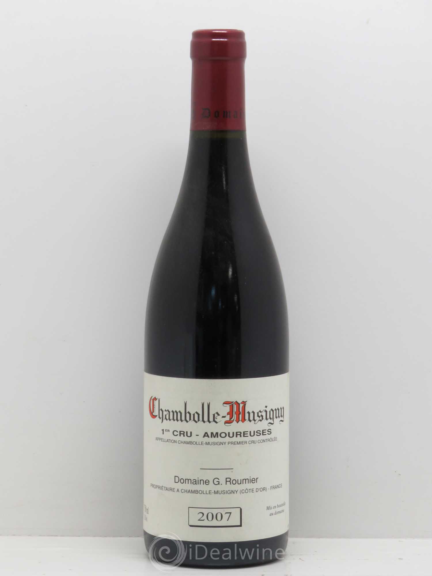 Chambolle-Musigny 1er Cru Les Amoureuses Georges Roumier (Domaine) 2007 - Lot de 1 bouteille - 0