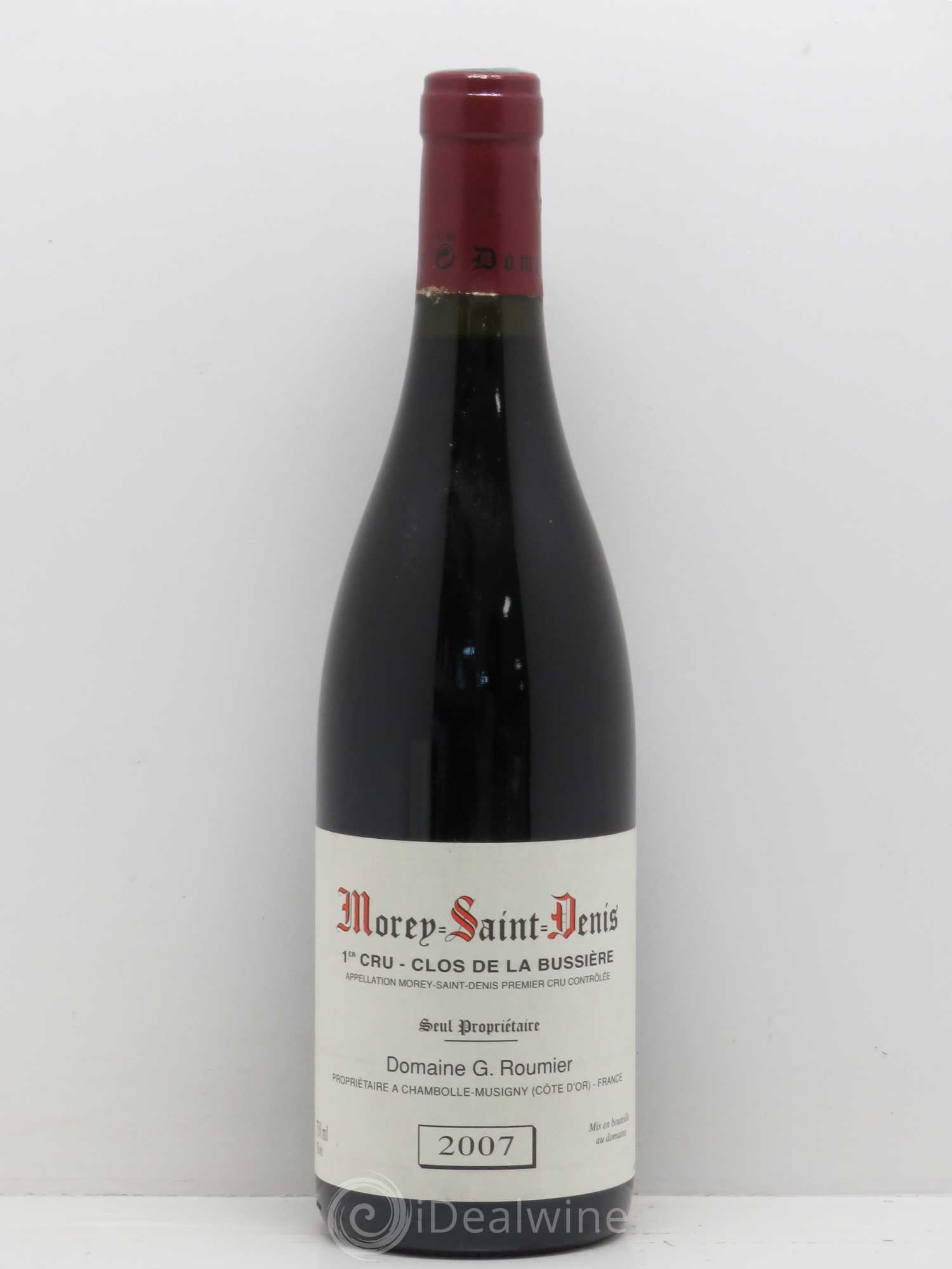 Morey-Saint-Denis 1er Cru Clos de la Bussière Georges Roumier (Domaine) 2007 - Lot de 1 bouteille - 0