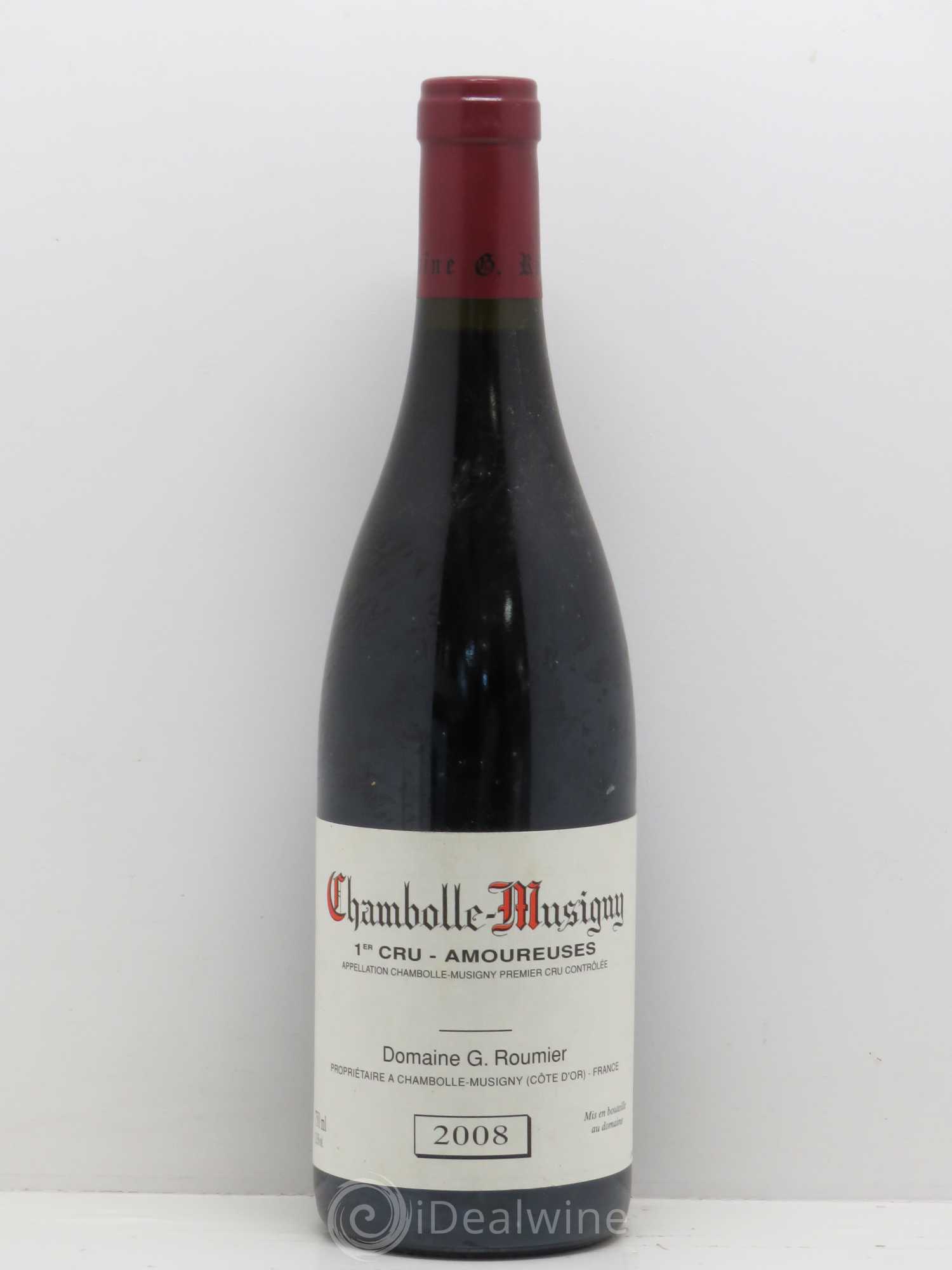 Chambolle-Musigny 1er Cru Les Amoureuses Georges Roumier (Domaine) 2008 - Lot de 1 bouteille - 0