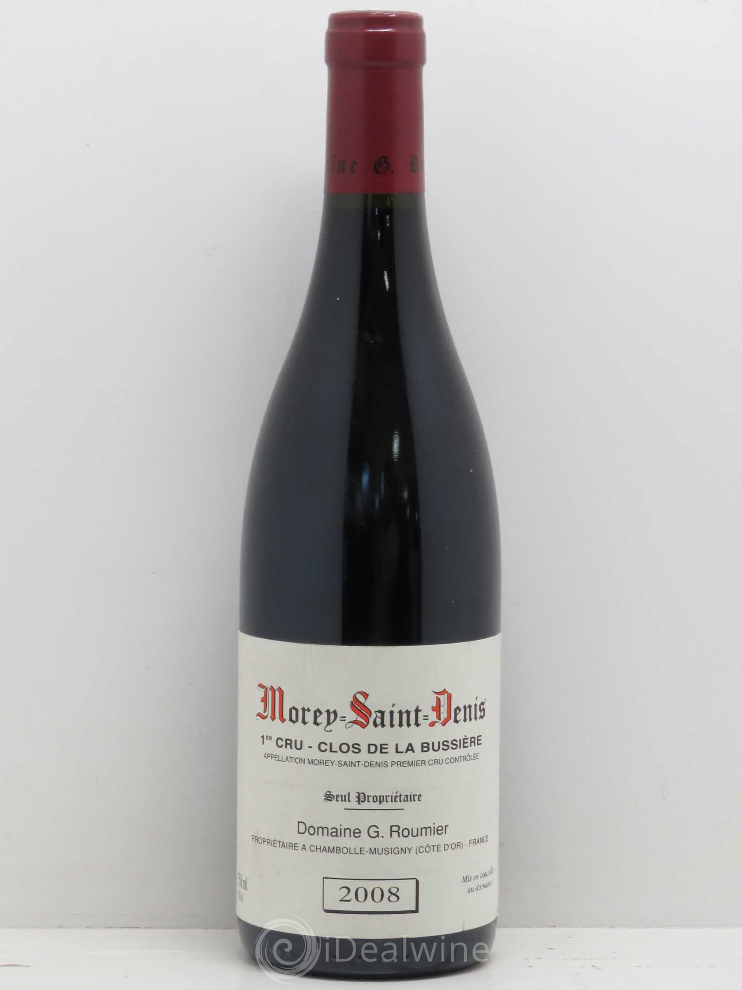 Morey-Saint-Denis 1er Cru Clos de la Bussière Georges Roumier (Domaine) 2008 - Lot de 1 bouteille - 0