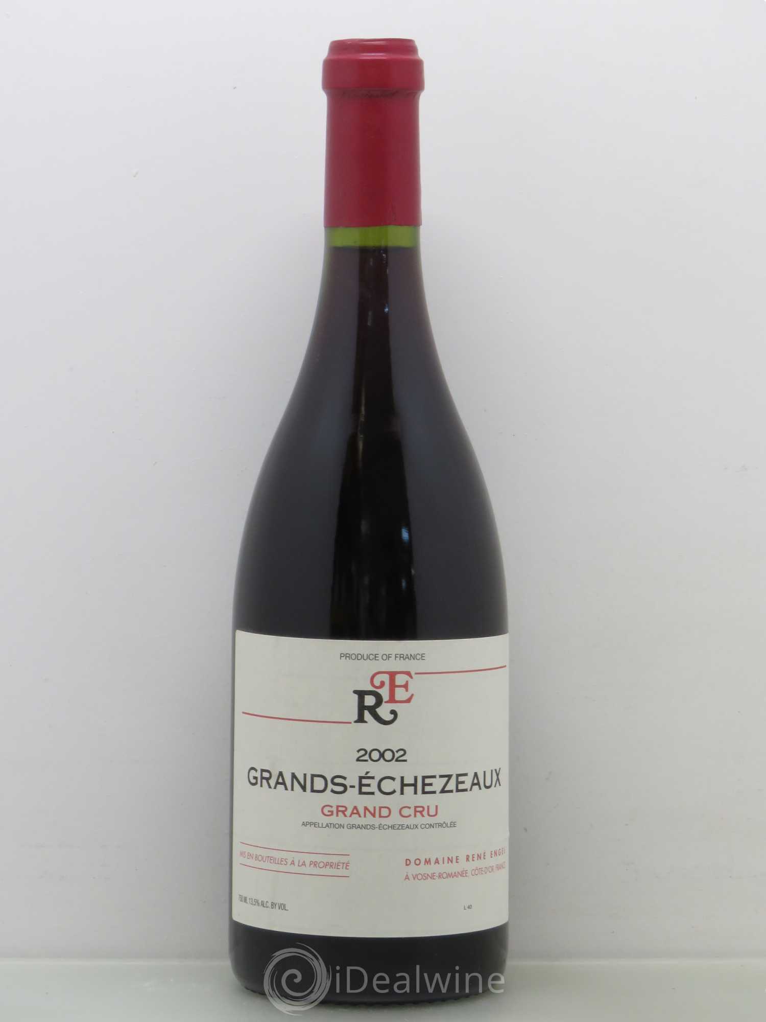 Grands-Echezeaux Grand Cru Domaine René Engel - Domaine Eugénie 2002 - Lot de 1 bouteille - 0