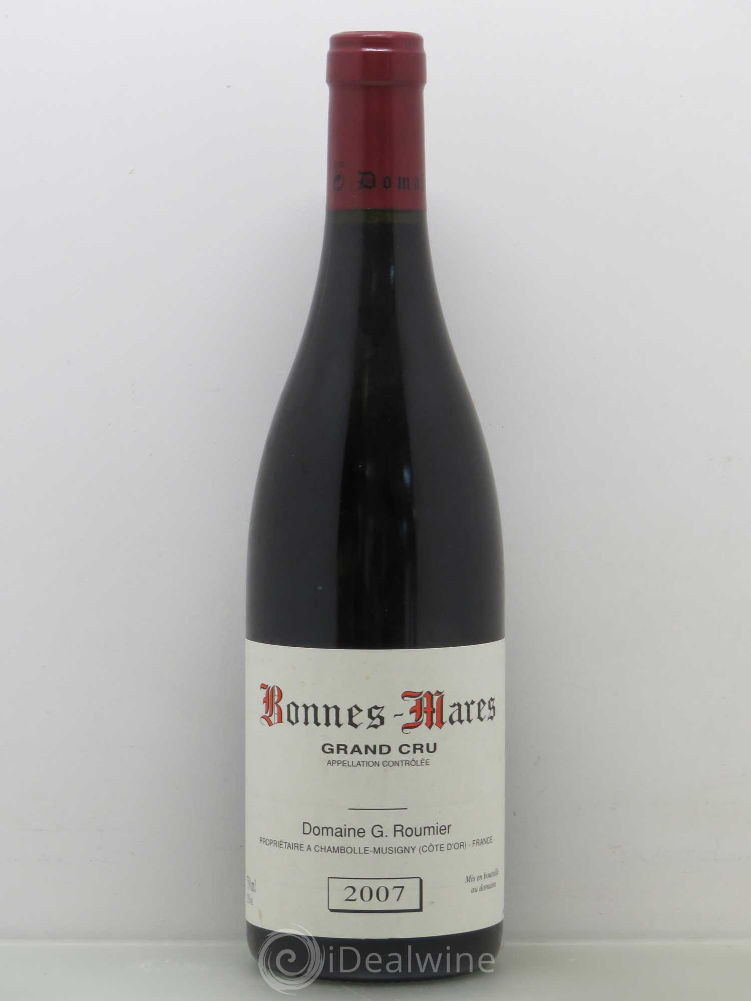 Bonnes-Mares Grand Cru Georges Roumier (Domaine) 2007 - Lot de 1 bouteille - 0
