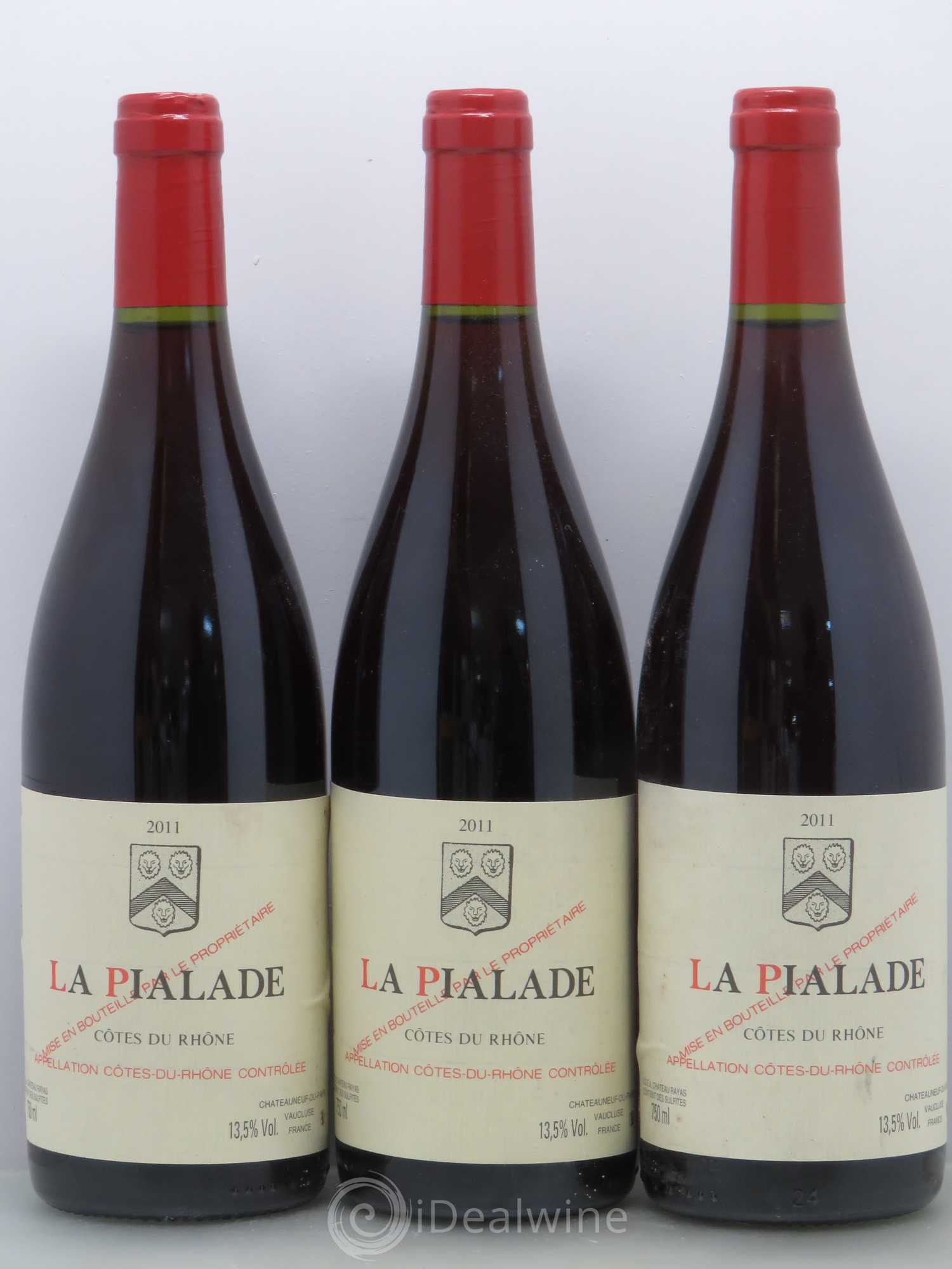 Côtes-du-Rhône La Pialade Emmanuel Reynaud 2011 - Lot de 3 bouteilles - 0