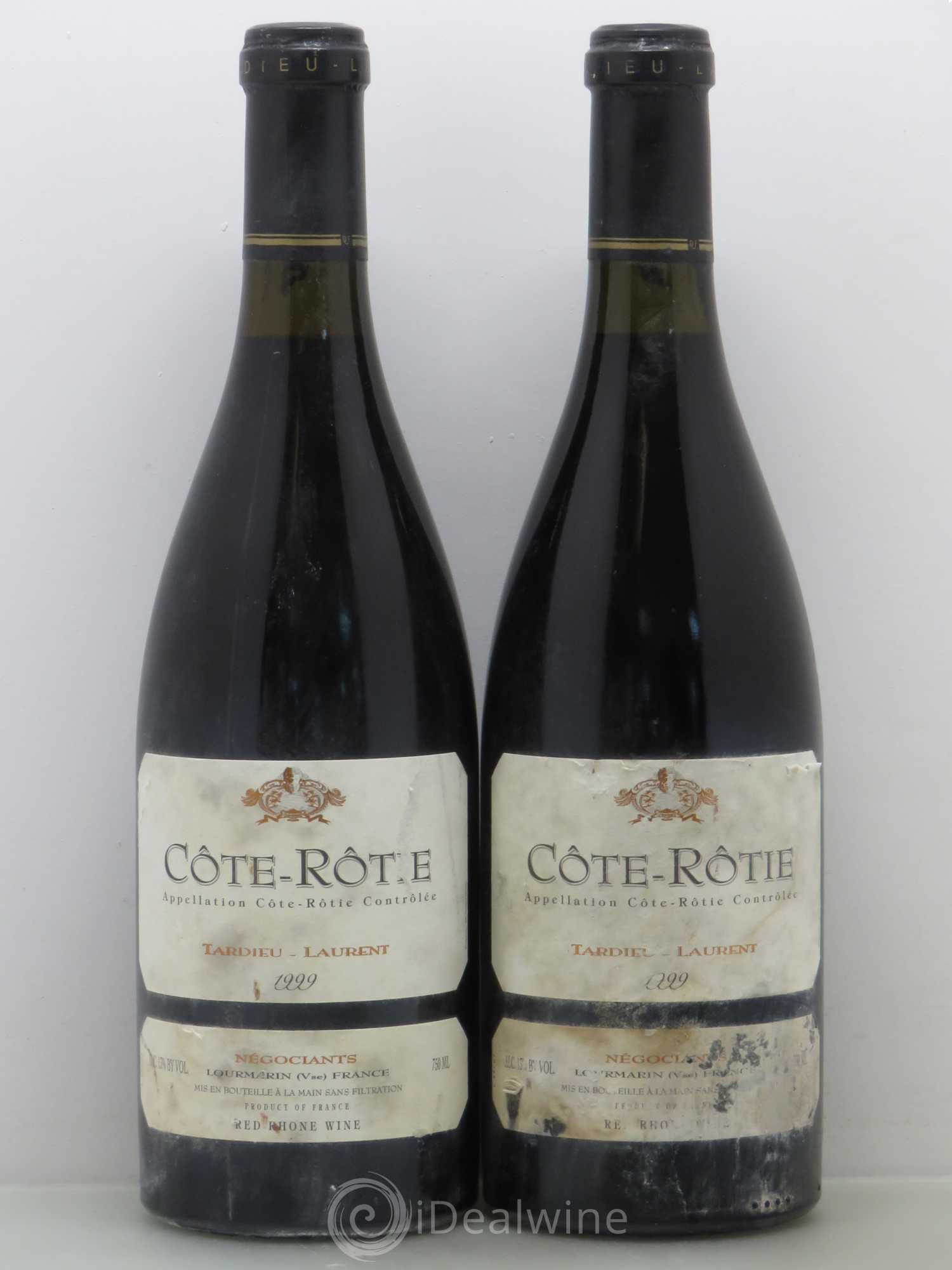 Côte-Rôtie Maison Tardieu-Laurent 1999 - Lot de 2 bouteilles - 0
