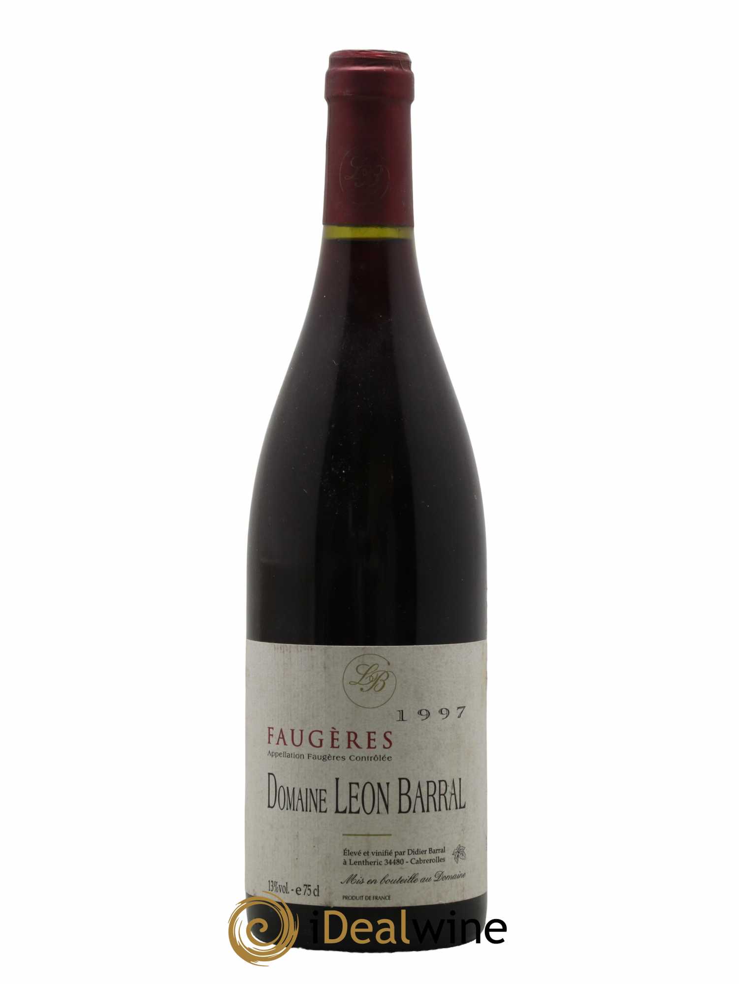 Faugères Domaine Léon Barral 1997 - Lot de 1 bouteille - 0
