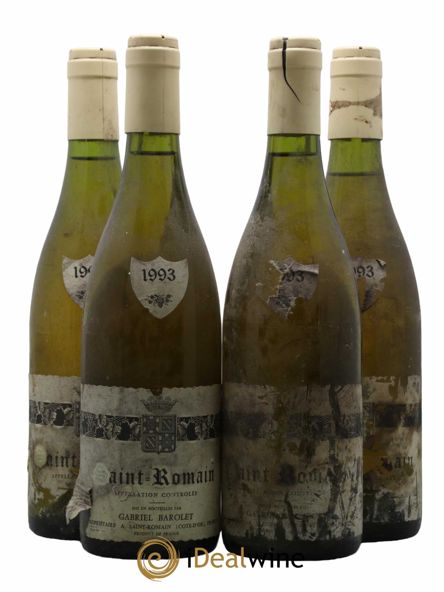 Saint-Romain Domaine Gabriel Barolet 1993 - Lot de 4 bouteilles - 0