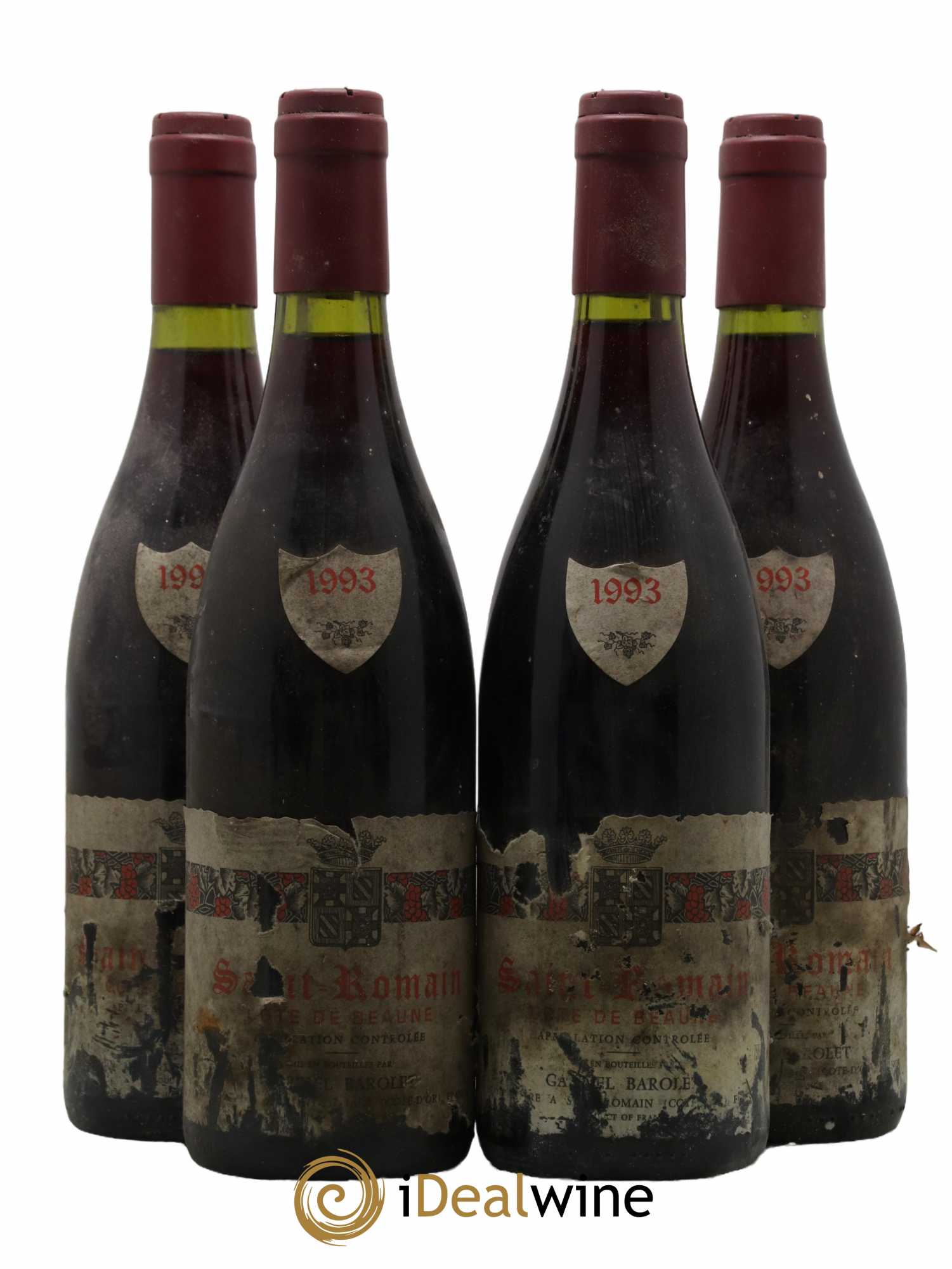 Saint-Romain Domaine Gabriel Barolet 1993 - Lot de 4 bouteilles - 0