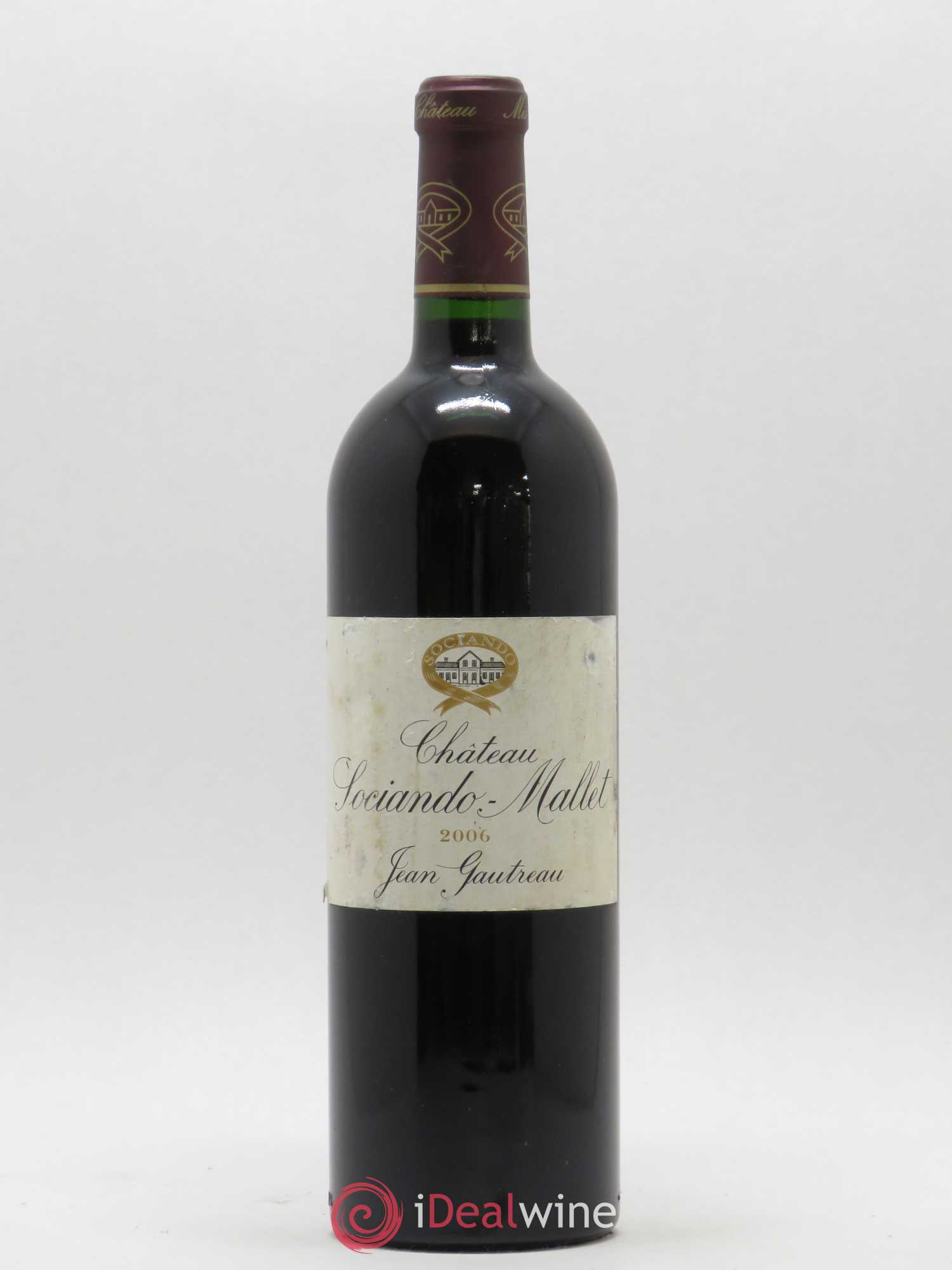Château Sociando Mallet 2006 - Lot de 1 bouteille - 0