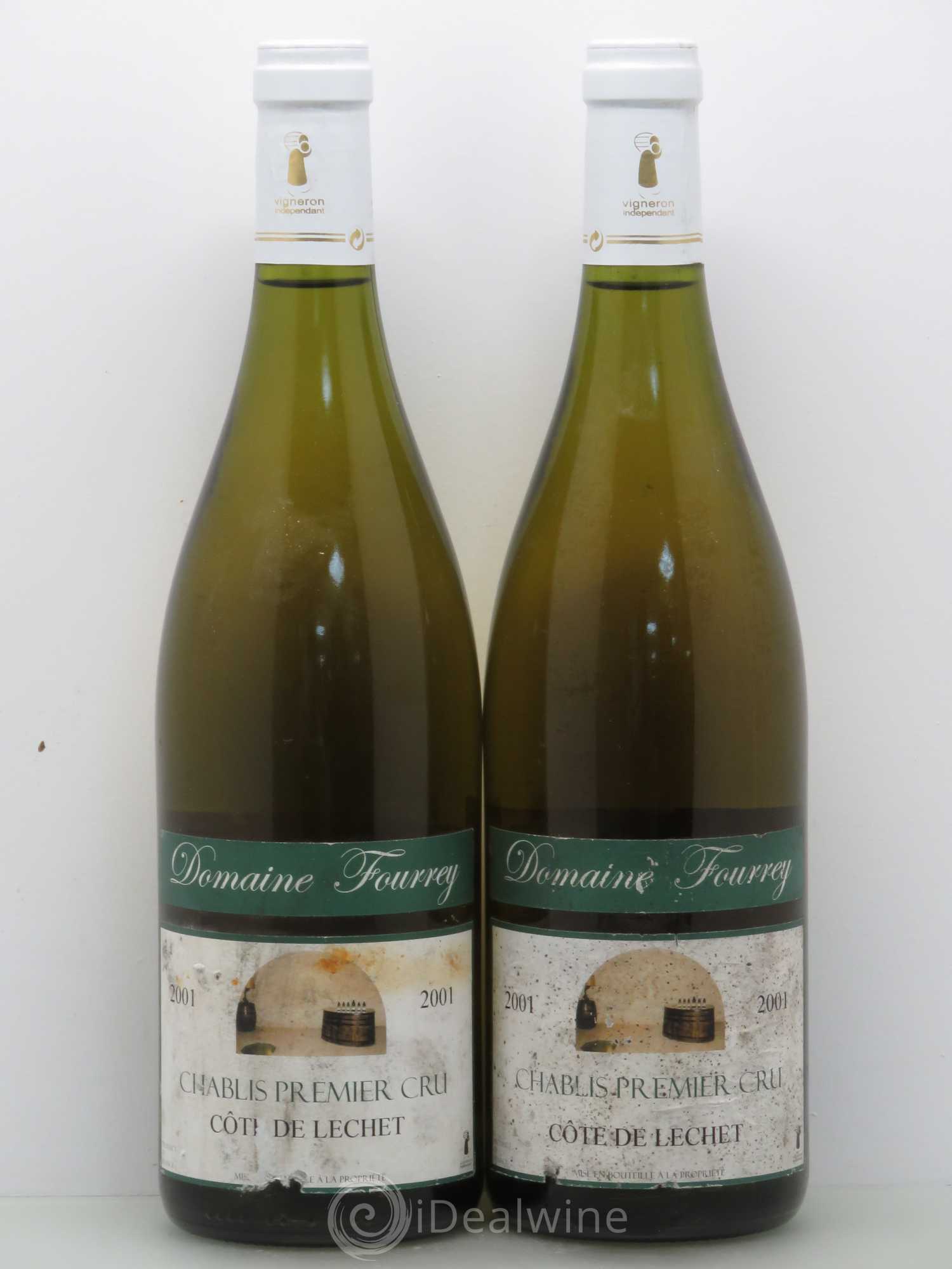 Chablis 1er Cru Domaine Fourrey Côte De Lechet 2001 - Posten von 2 Flaschen - 0