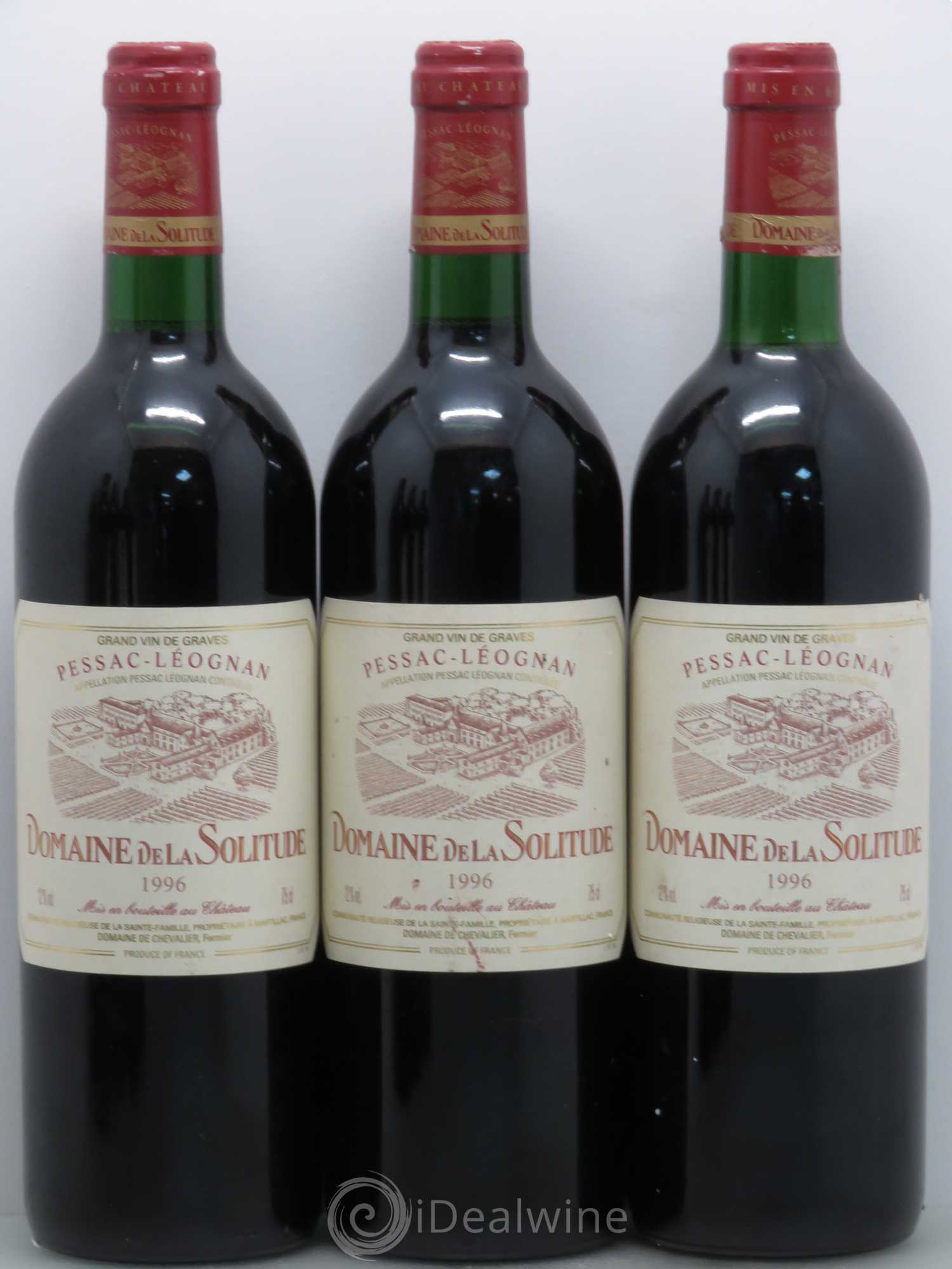 Domaine de la Solitude (sans prix de réserve) 1996 - Lot de 6 bouteilles - 1