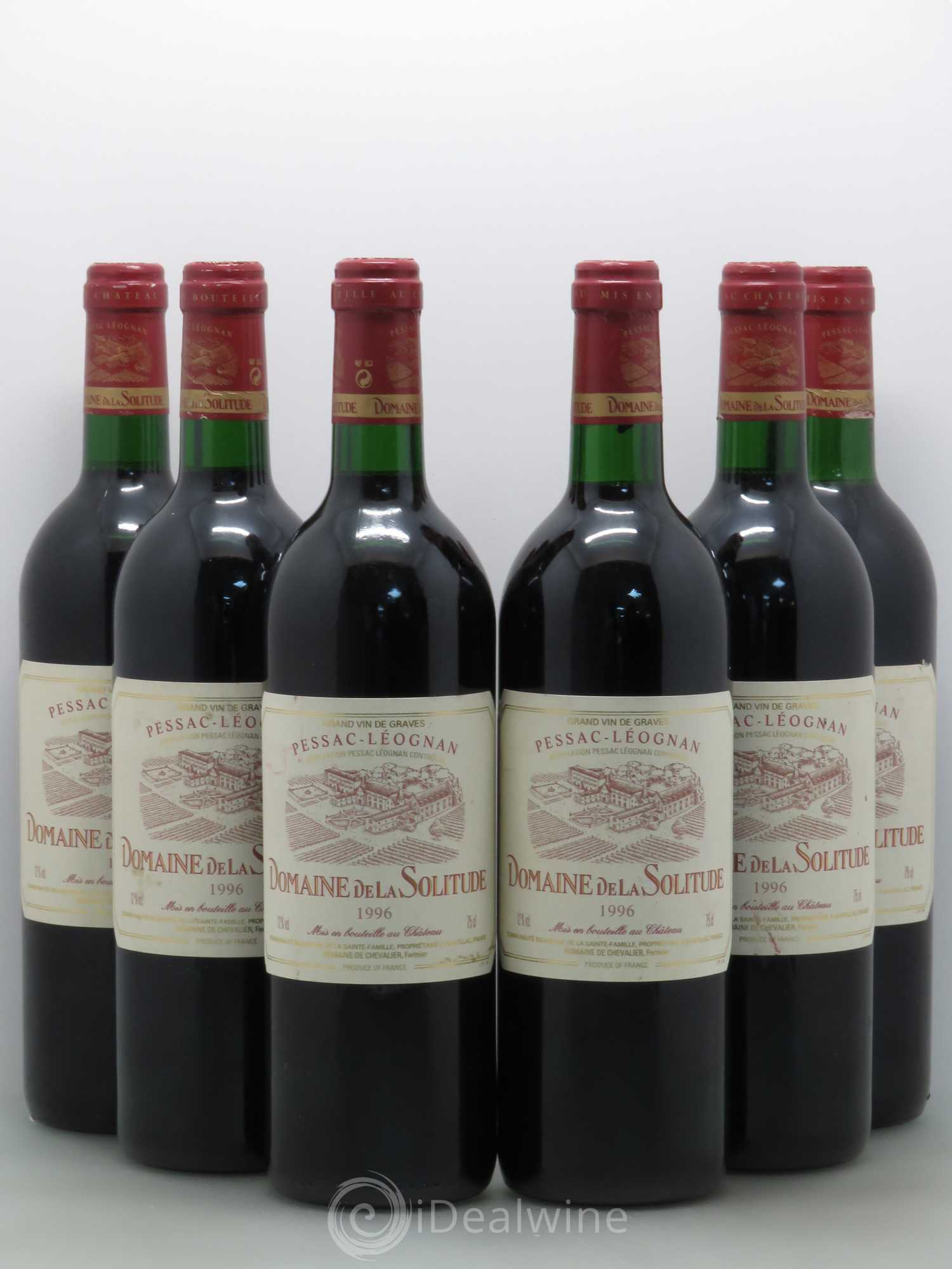 Domaine de la Solitude (sans prix de réserve) 1996 - Lot de 6 bouteilles - 0