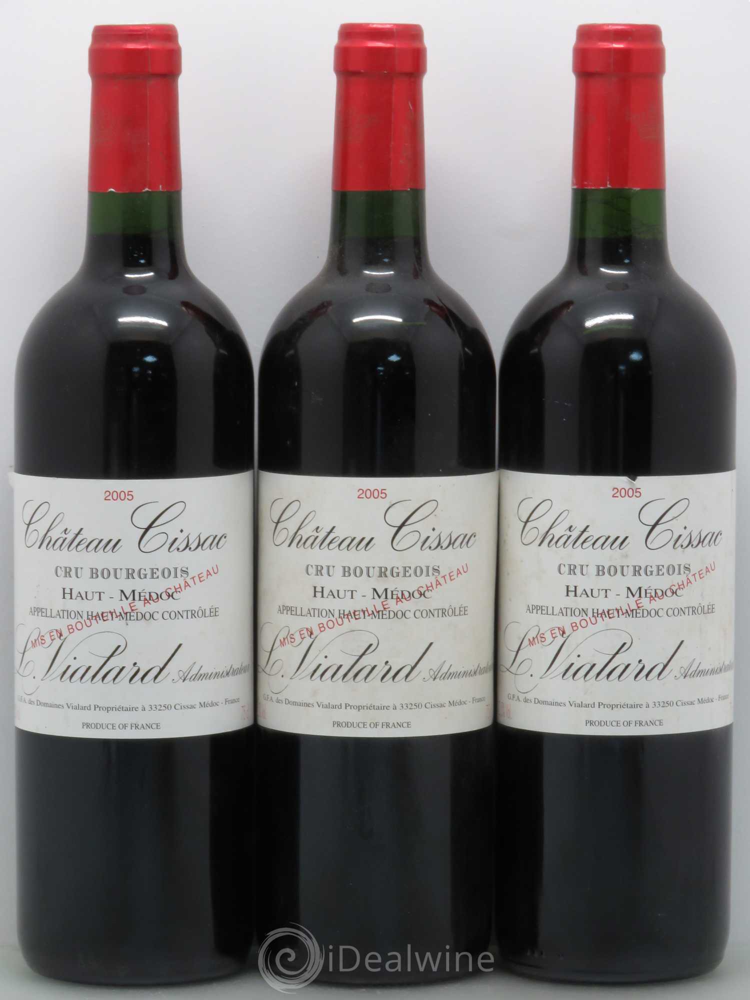 Château Cissac Cru Bourgeois 2005 - Lot de 6 bouteilles - 2