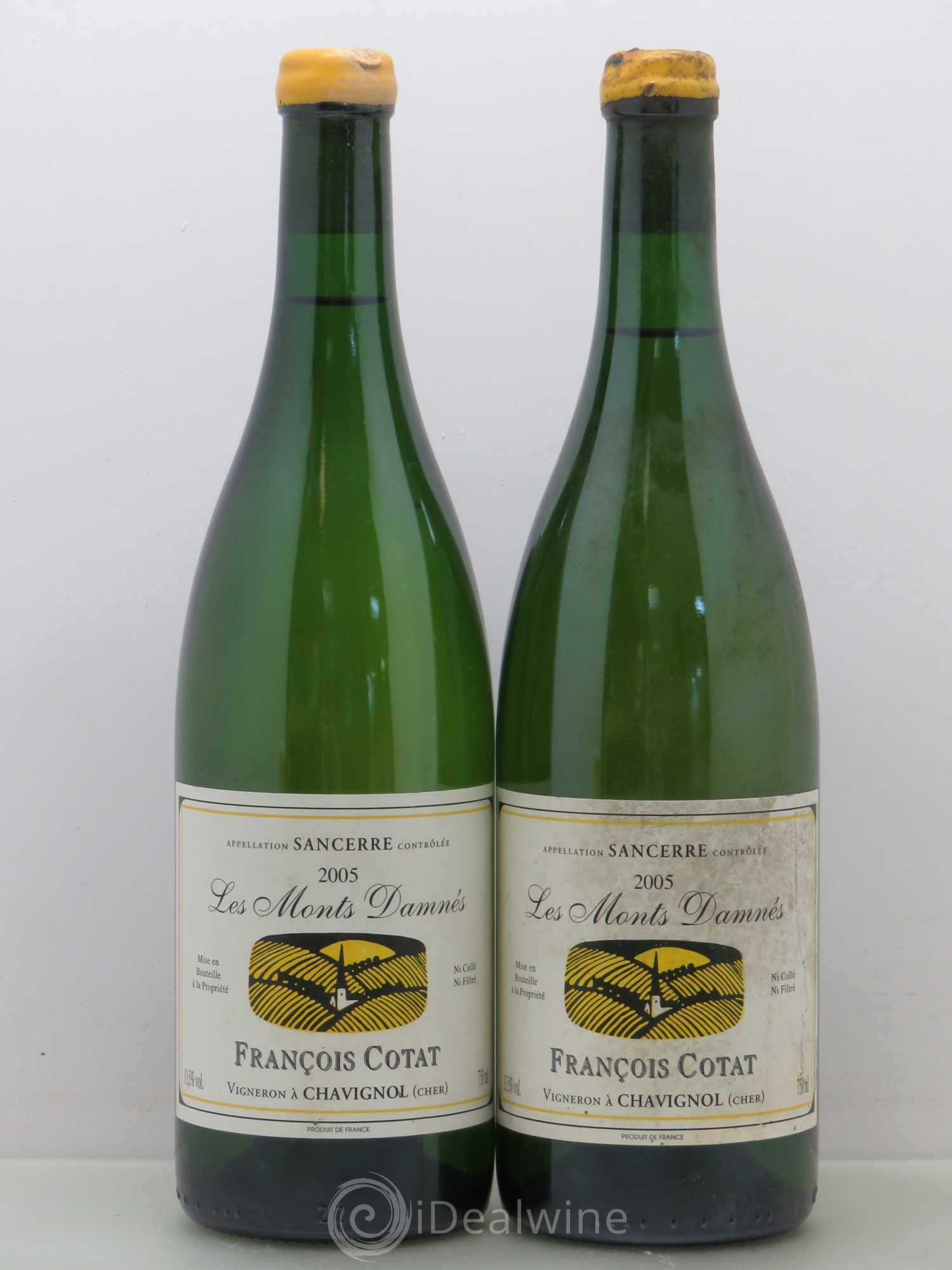 Sancerre Les Monts Damnés François Cotat 2005 - Lot de 2 bouteilles - 0