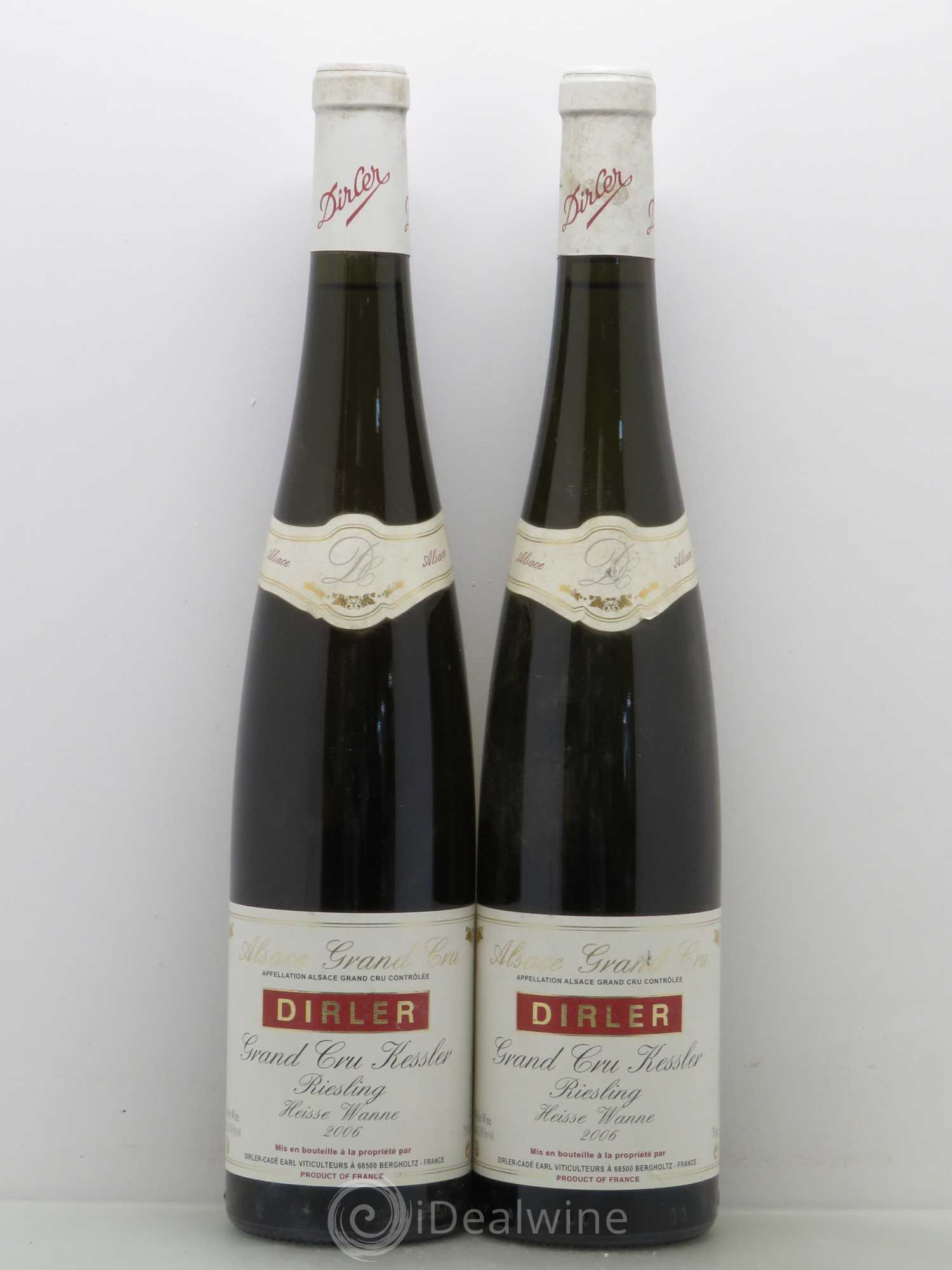Riesling Kessler Heisse Wanne - Domaine Dirler Cade 2006 - Posten von 2 Flaschen - 0