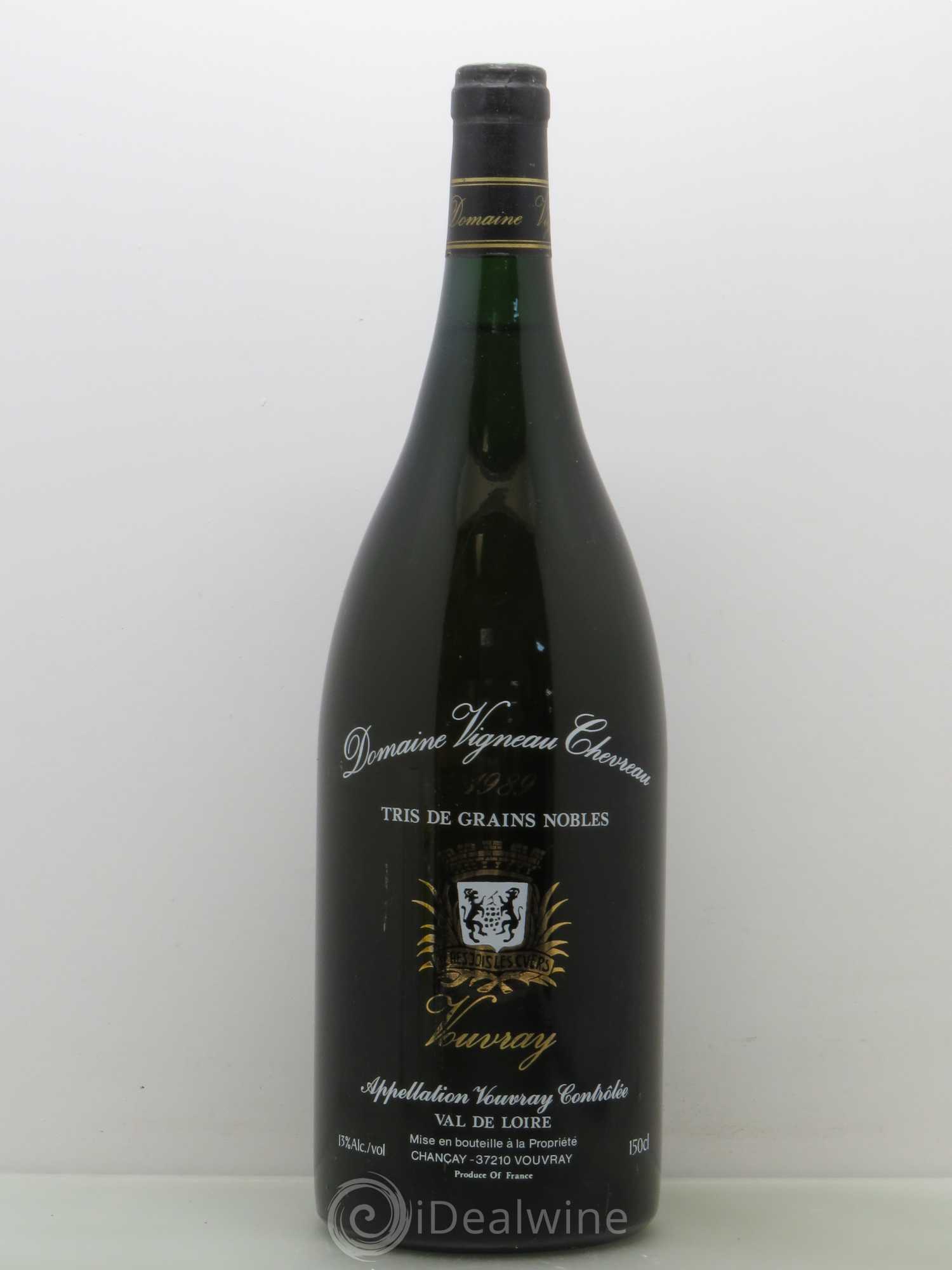 Vouvray Tri de grains nobles - Domaine Vigneau Chevreau 1989 - Lotto di 1 magnum - 0