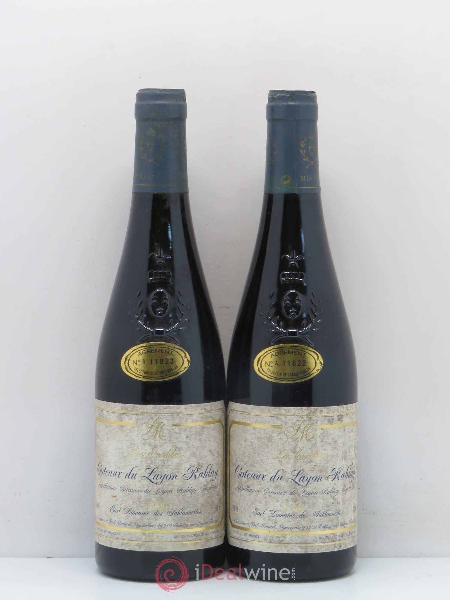 Coteaux du Layon 1996 - Lotto di 2 bottiglie - 0