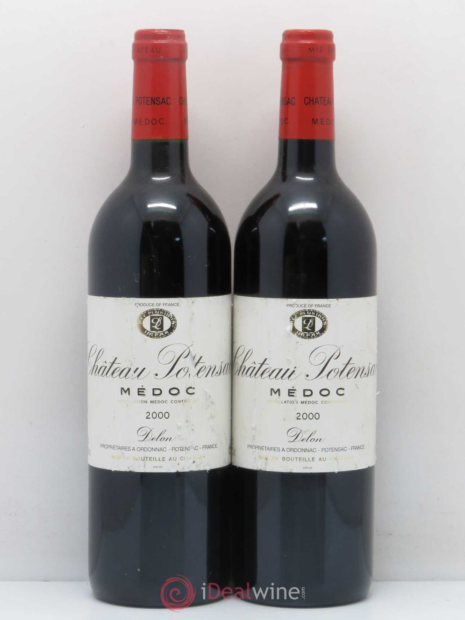 Château Potensac 2000 - Lot de 2 bouteilles - 0
