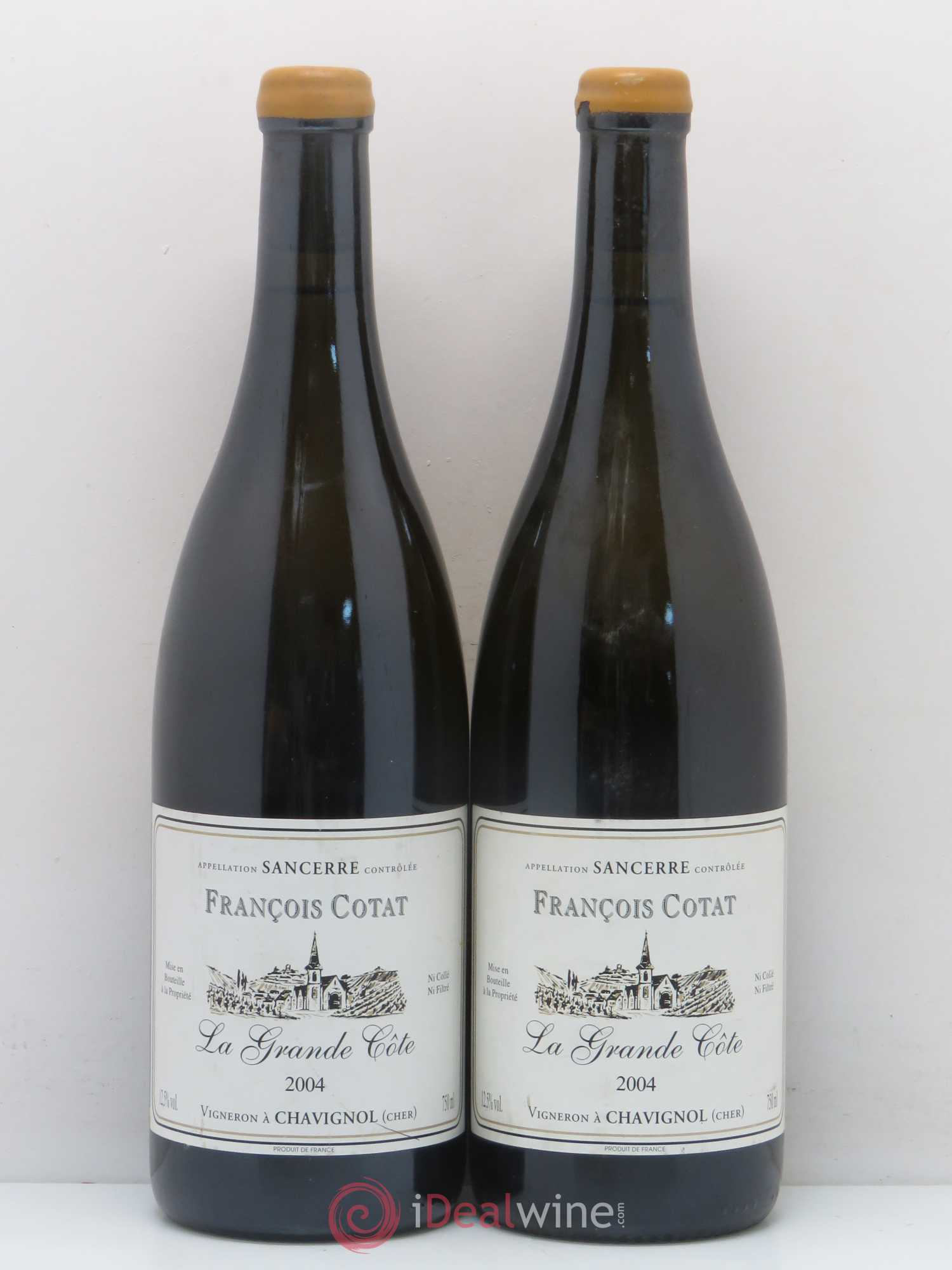Sancerre La Grande Côte François Cotat 2004 - Lot de 2 bouteilles - 0