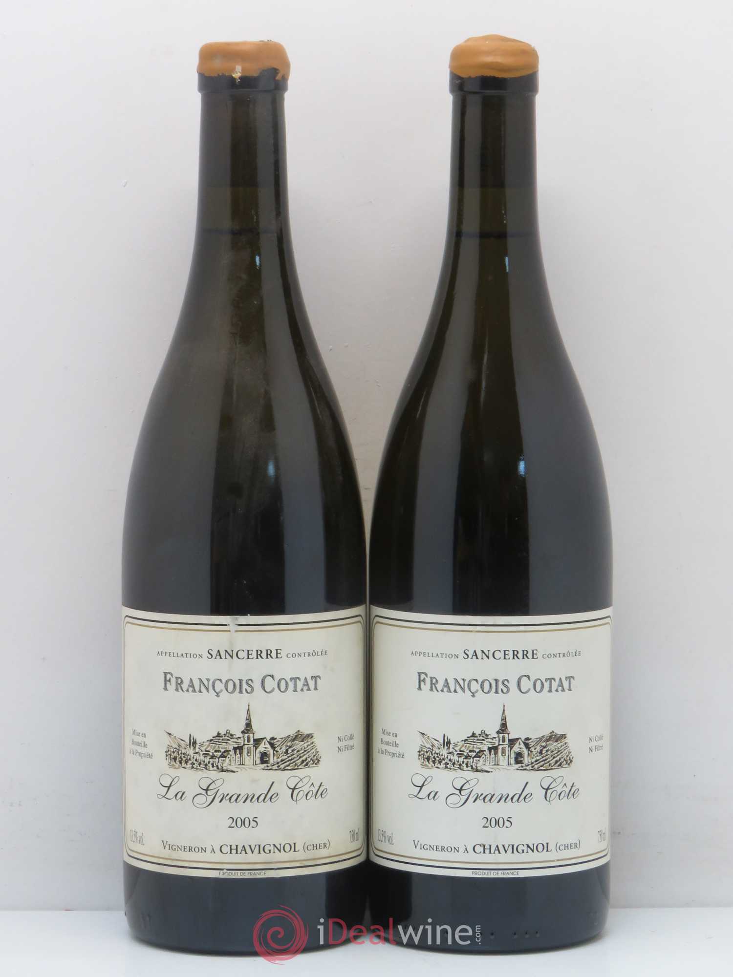 Sancerre La Grande Côte François Cotat 2005 - Lot de 2 bouteilles - 0