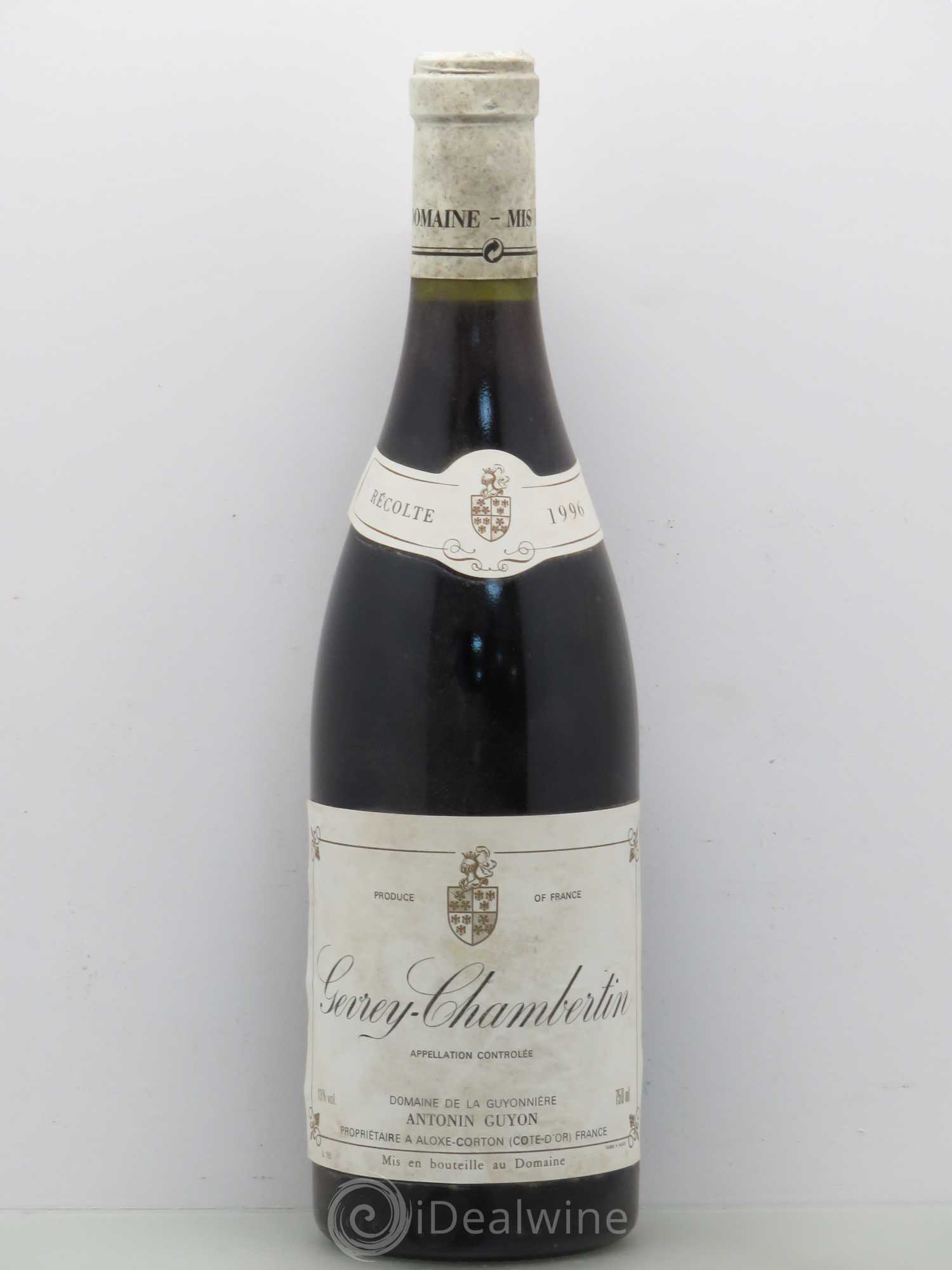 Gevrey-Chambertin A. Guyon 1996 - Posten von 1 Flasche - 0