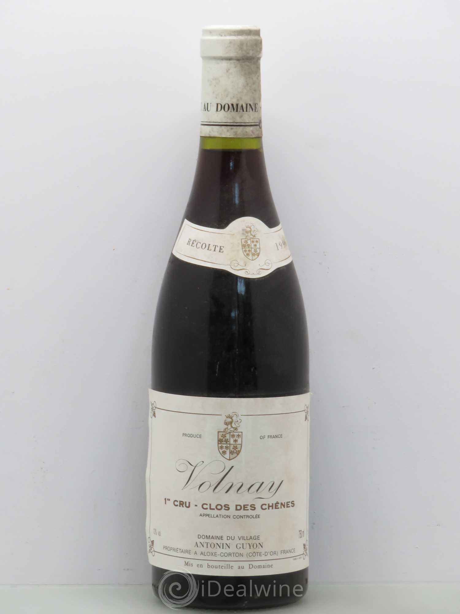 Volnay 1er Cru Clos des Chenes Domaine Antonin Guyon 1996 - Posten von 1 Flasche - 0