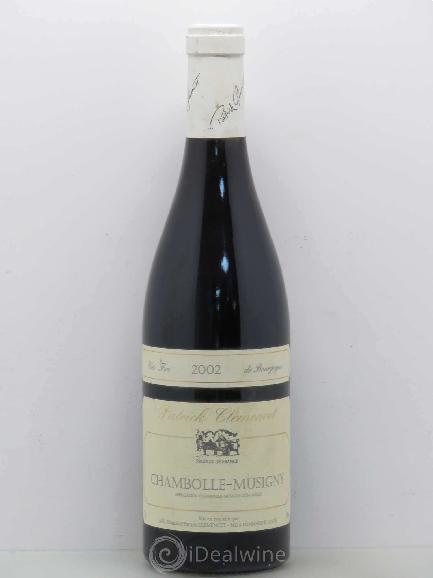 Chambolle-Musigny Clemencet 2002 - Posten von 1 Flasche - 0