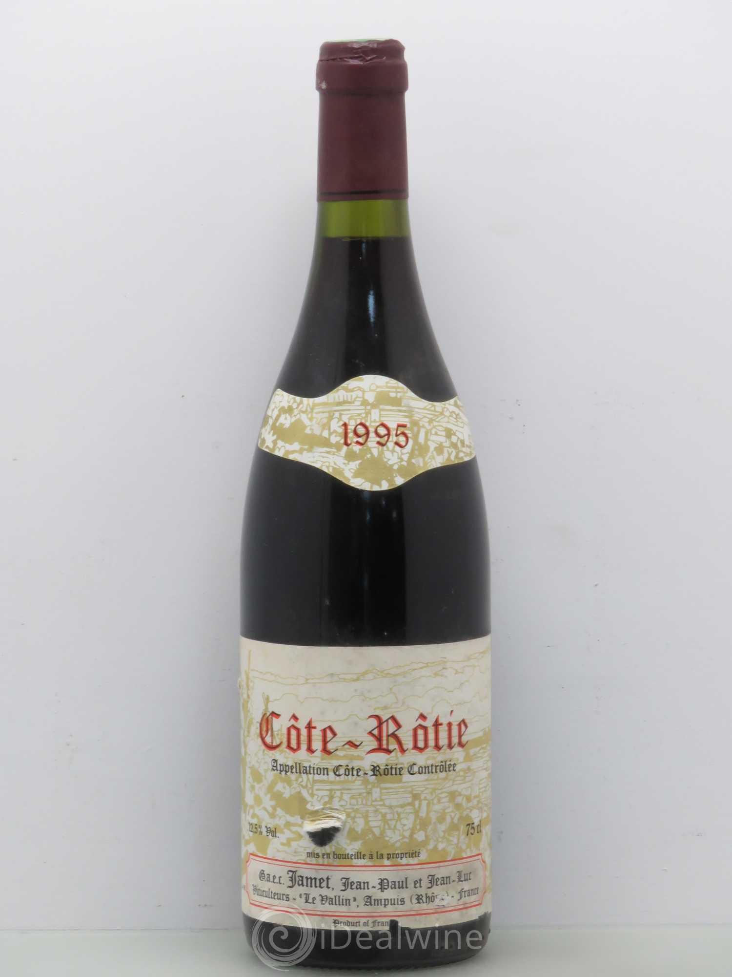 Côte-Rôtie Jamet (Domaine) 1995 - Lot de 1 bouteille - 0