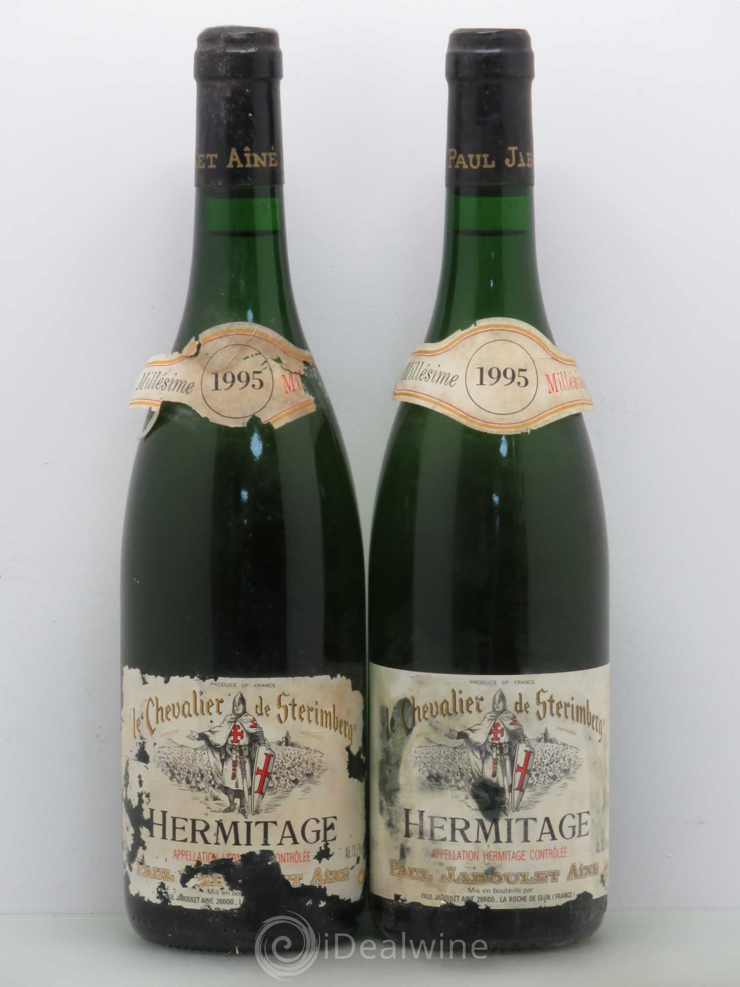 Hermitage Chevalier de Sterimberg Paul Jaboulet Ainé 1995 - Lot de 2 bouteilles - 0