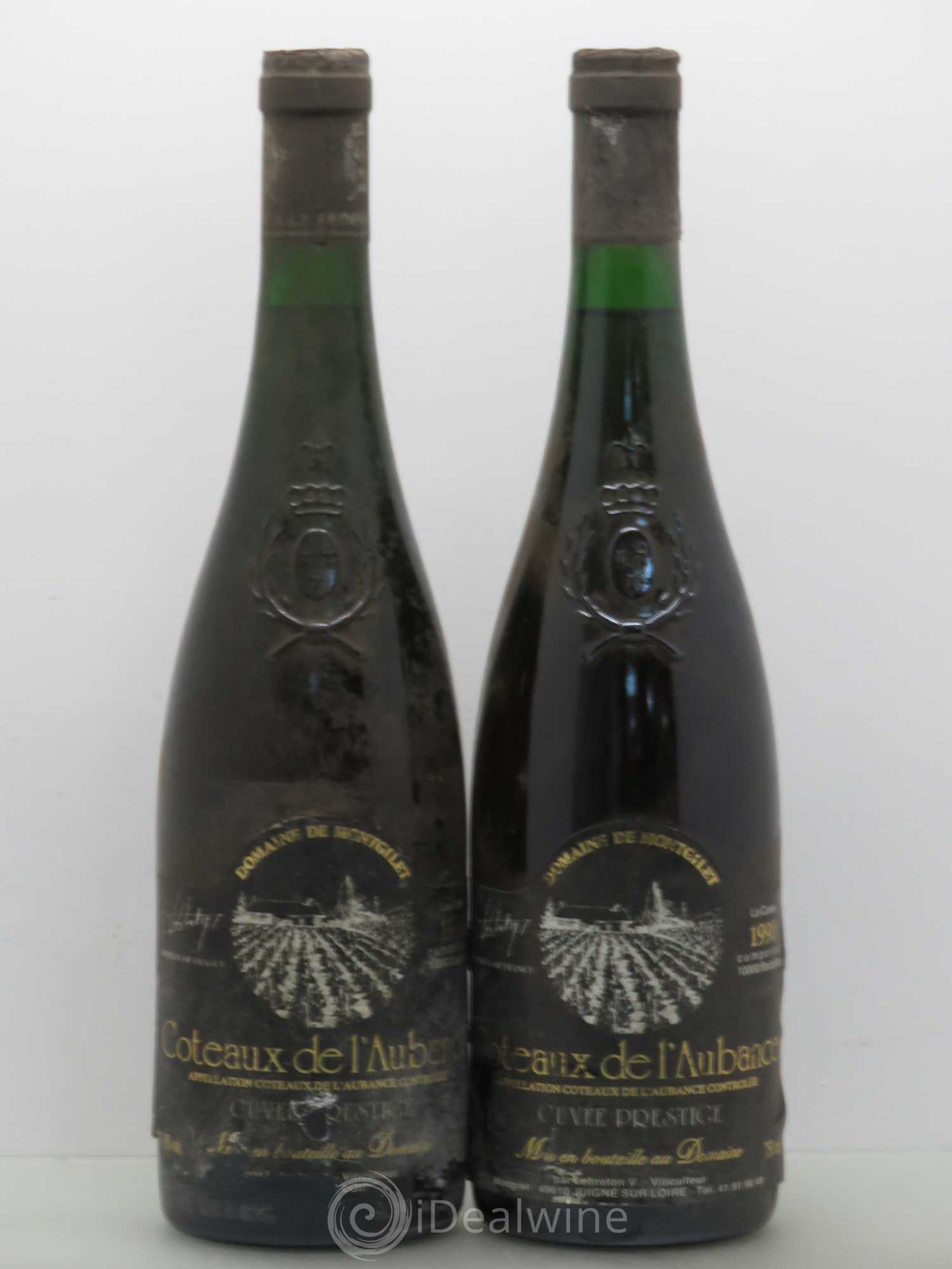 Coteaux de l'Aubance Montgilet (Domaine de) Cuvée Prestige 1990 - Lotto di 2 bottiglie - 0