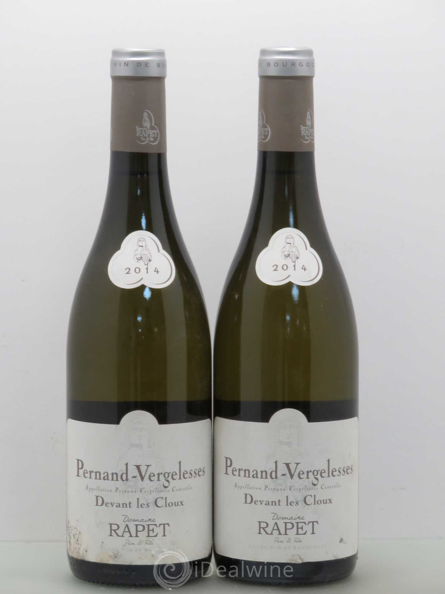 Pernand-Vergelesses Dans Les Cloux Domaine Rapet Pere Et Fils 2014 - Posten von 2 Flaschen - 0