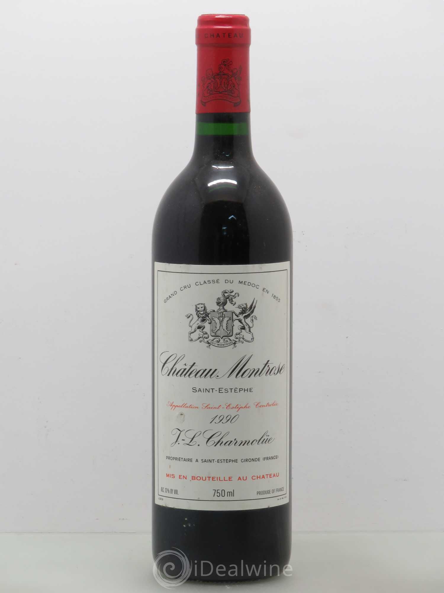 Château Montrose 2ème Grand Cru Classé 1990 - Lot de 1 bouteille - 0