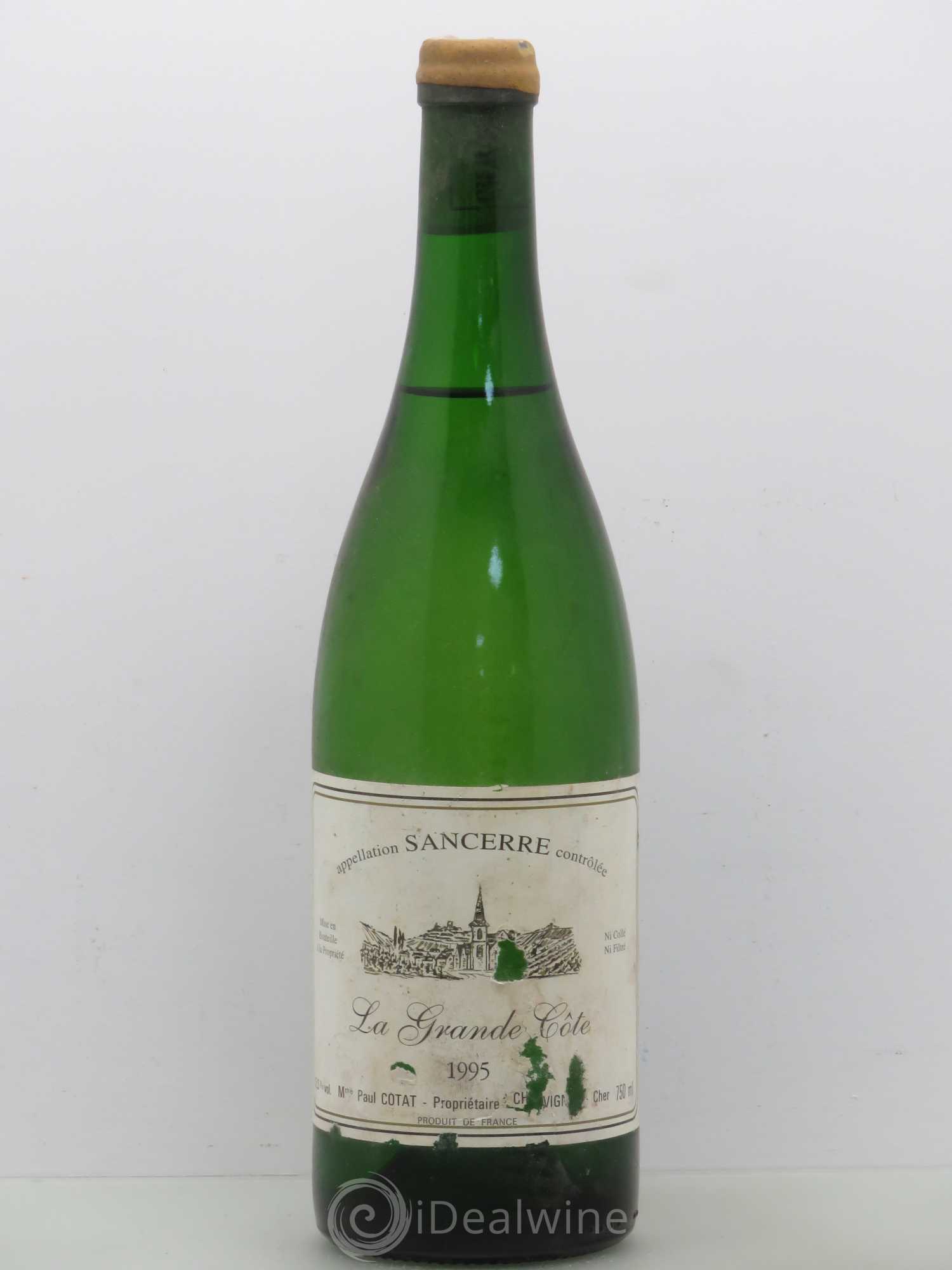 Sancerre La Grande Côte Paul Cotat 1995 - Posten von 1 Flasche - 0