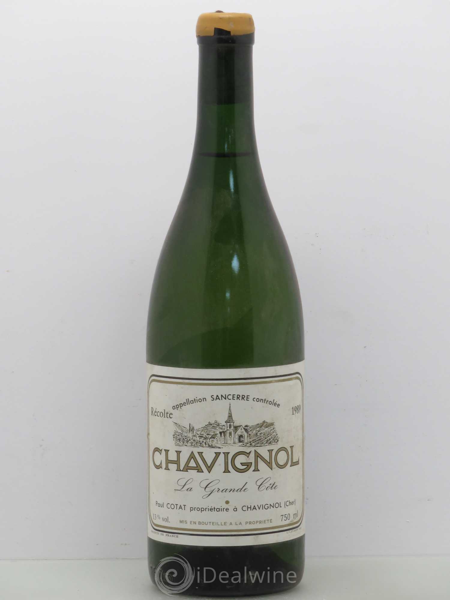 Sancerre Chavignol La Grande Côte Paul Cotat 1989 - Posten von 1 Flasche - 0