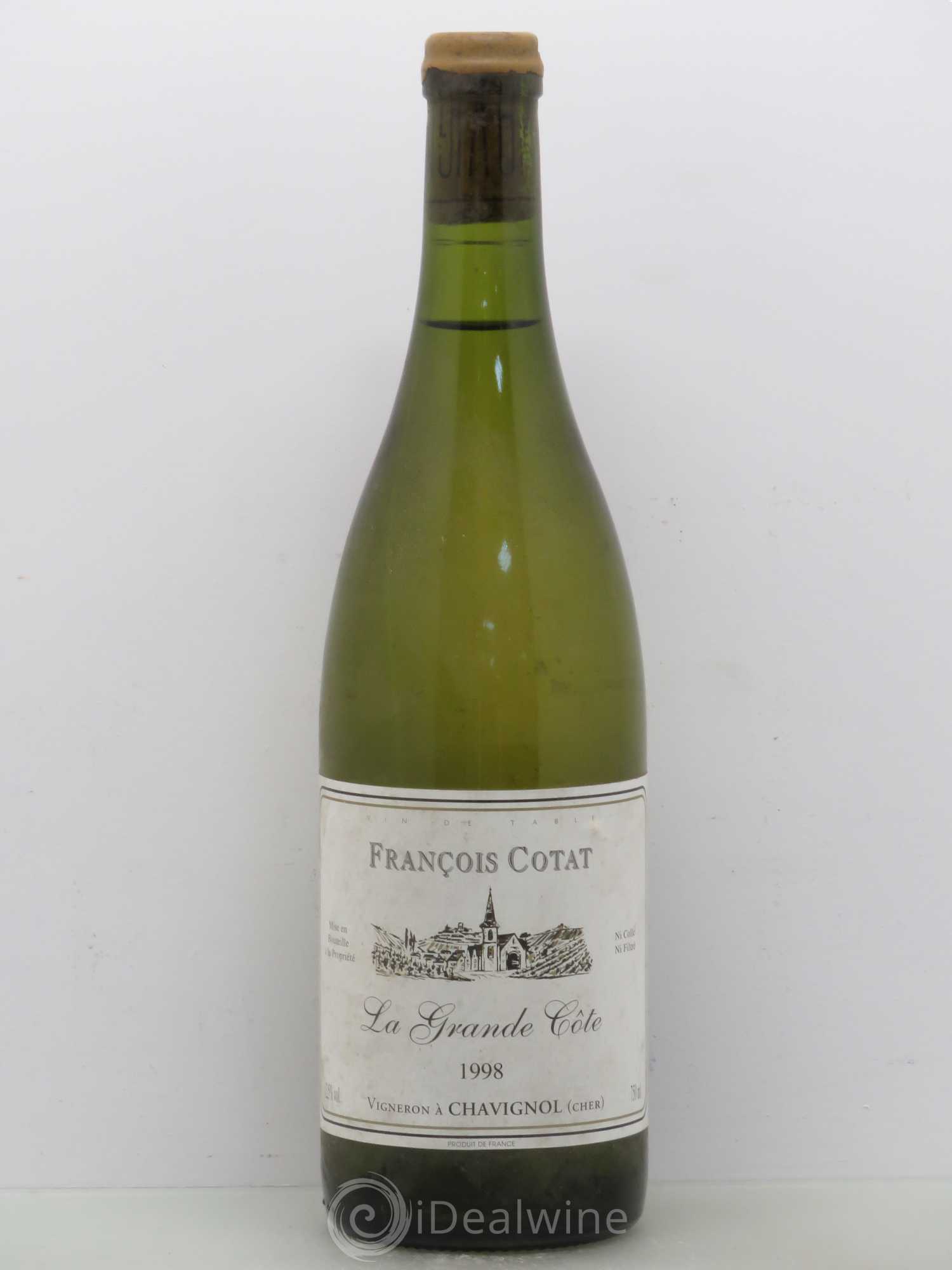 Sancerre La Grande Côte François Cotat Particules en suspension 1998 - Posten von 1 Flasche - 0
