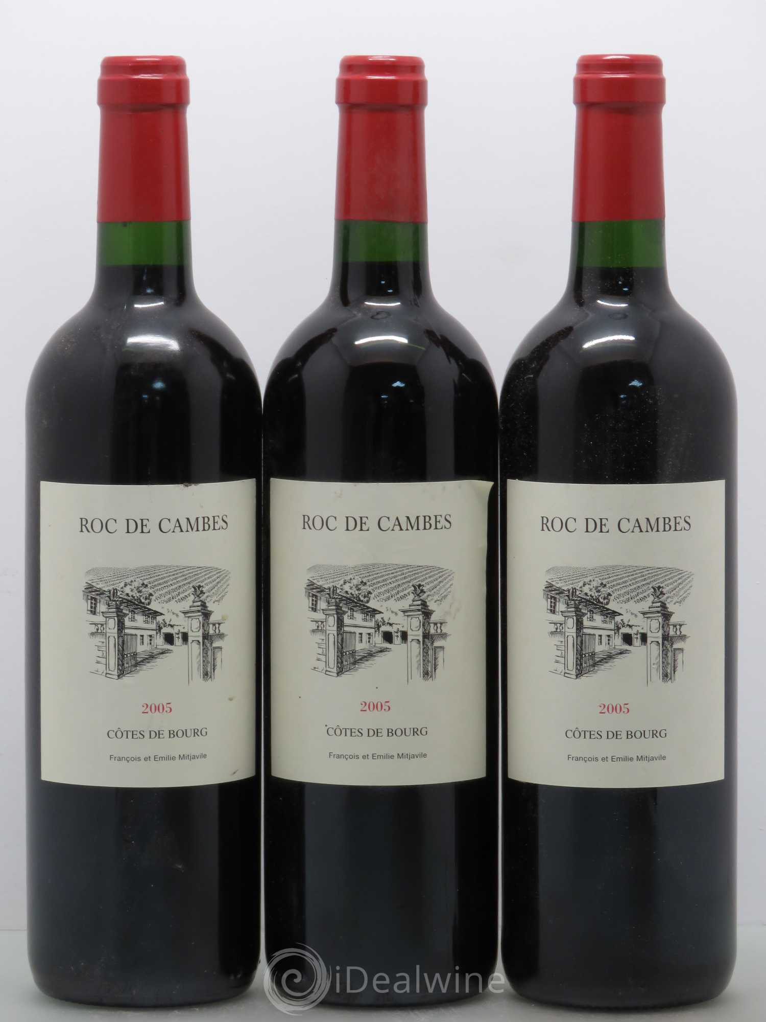 Roc de Cambes 2005 - Lot of 3 bottles - 0