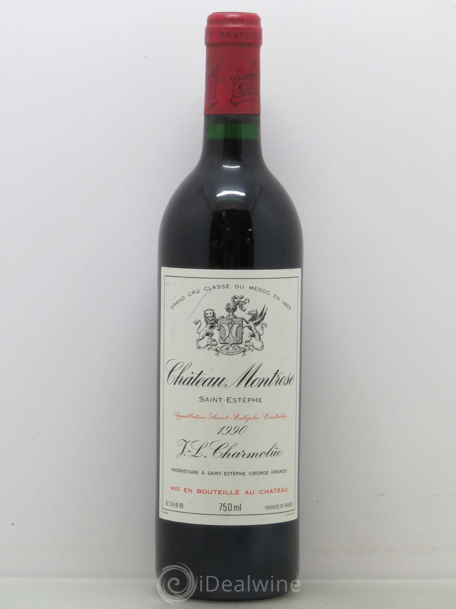 Château Montrose 2ème Grand Cru Classé 1990 - Lot de 1 bouteille - 0