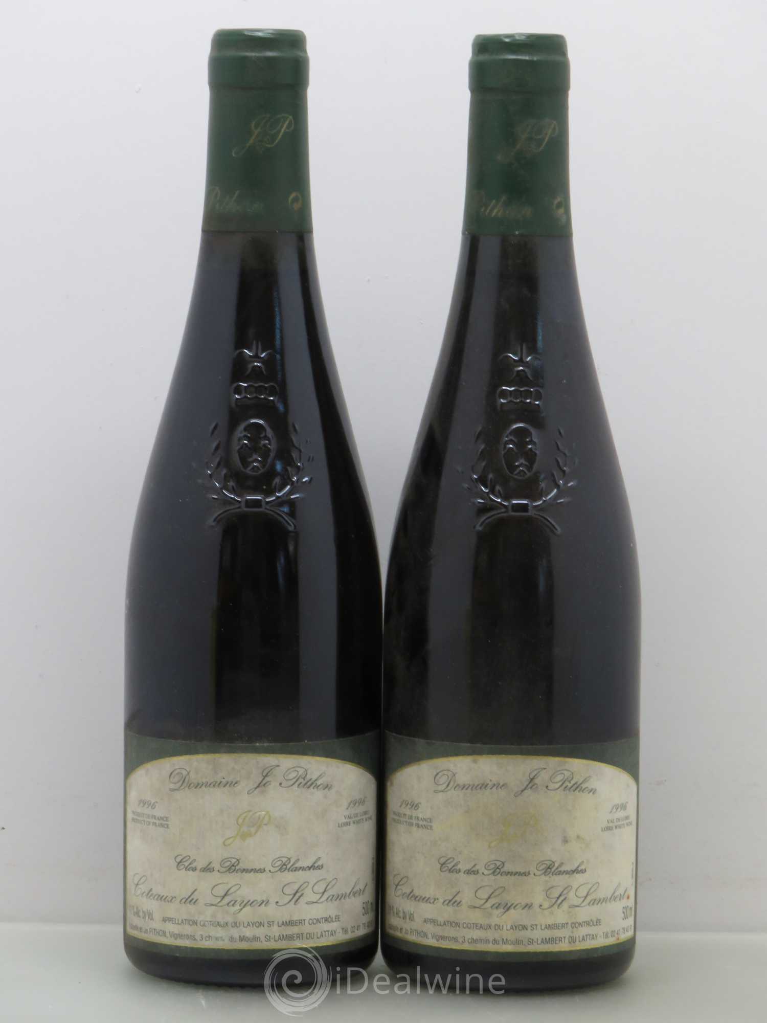 Coteaux du Layon 1996 - Lotto di 2 bottiglie - 0