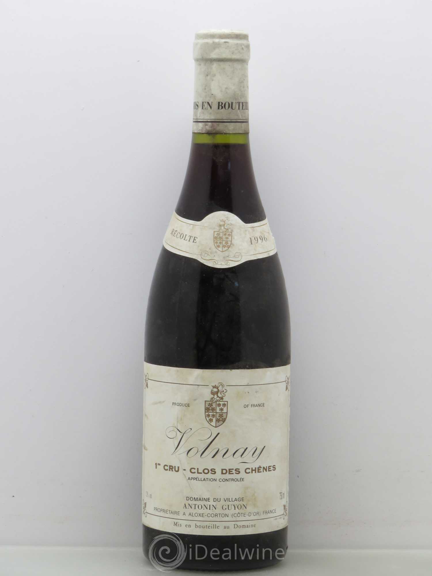Volnay 1er Cru Clos des Chênes - Antonin Guyon 1996 - Posten von 1 Flasche - 0