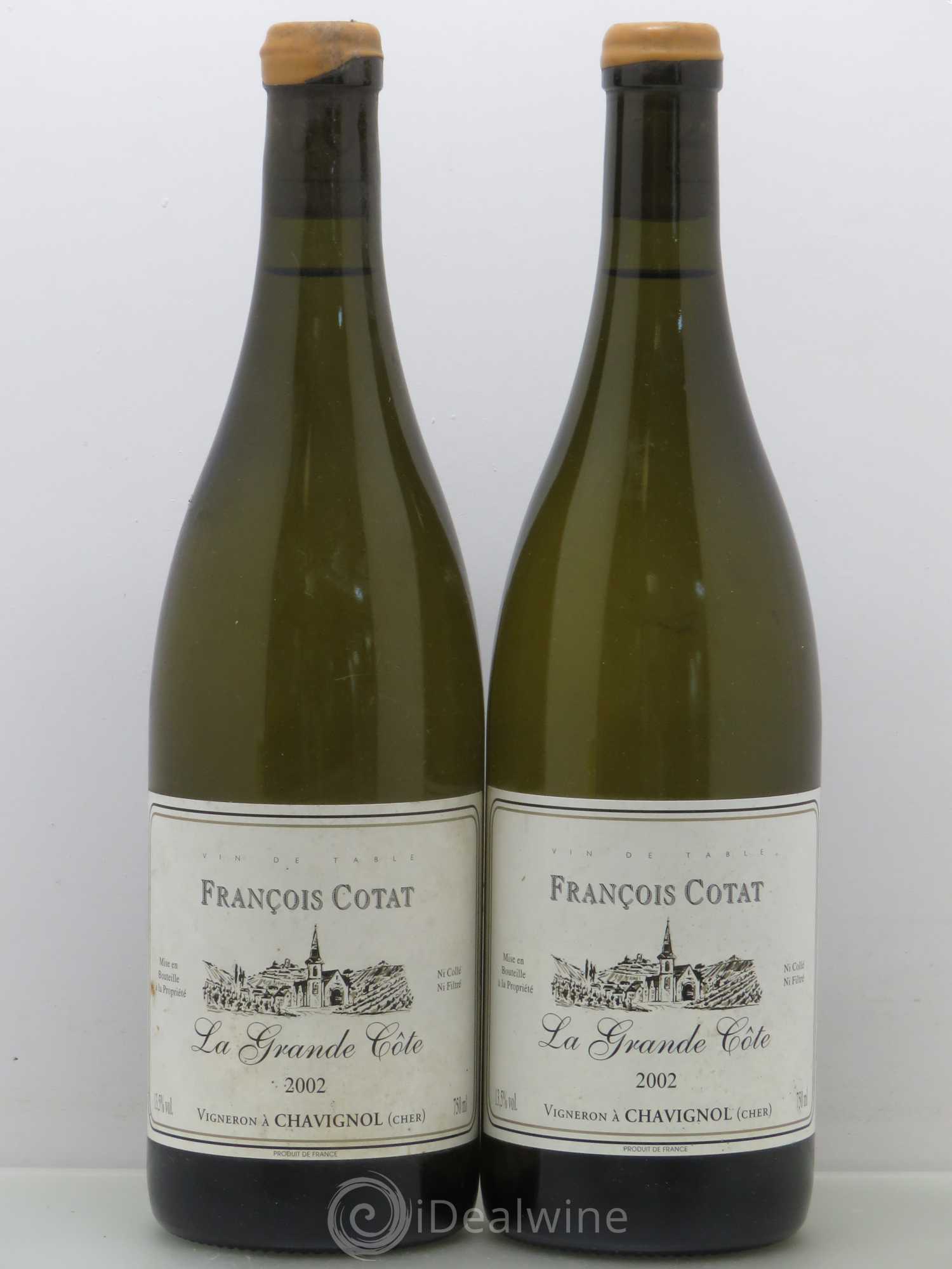 Sancerre La Grande Côte François Cotat 2002 - Lot de 2 bouteilles - 0