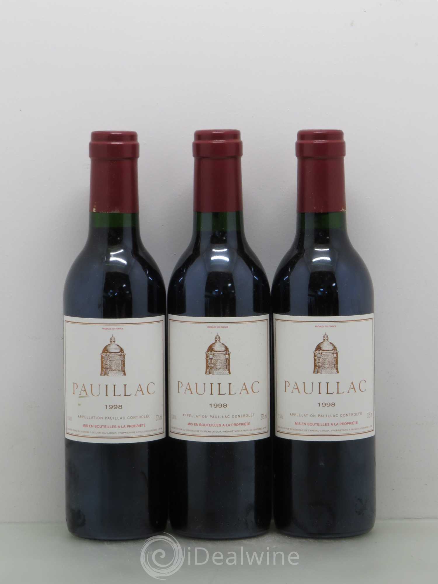 Pauillac de Château Latour 1998 - Lot de 24 demi bouteilles - 2