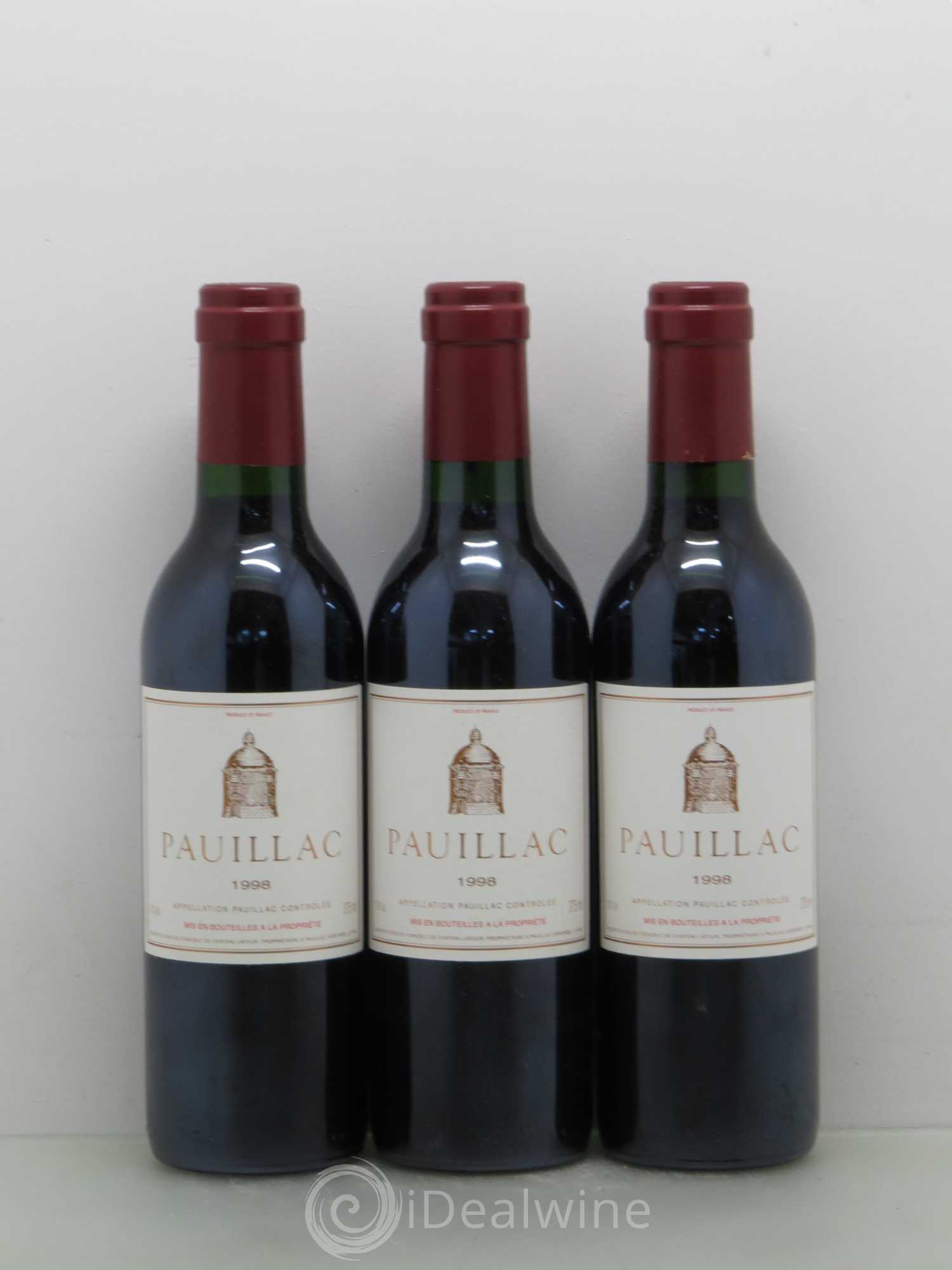 Pauillac de Château Latour 1998 - Lot de 24 demi bouteilles - 9