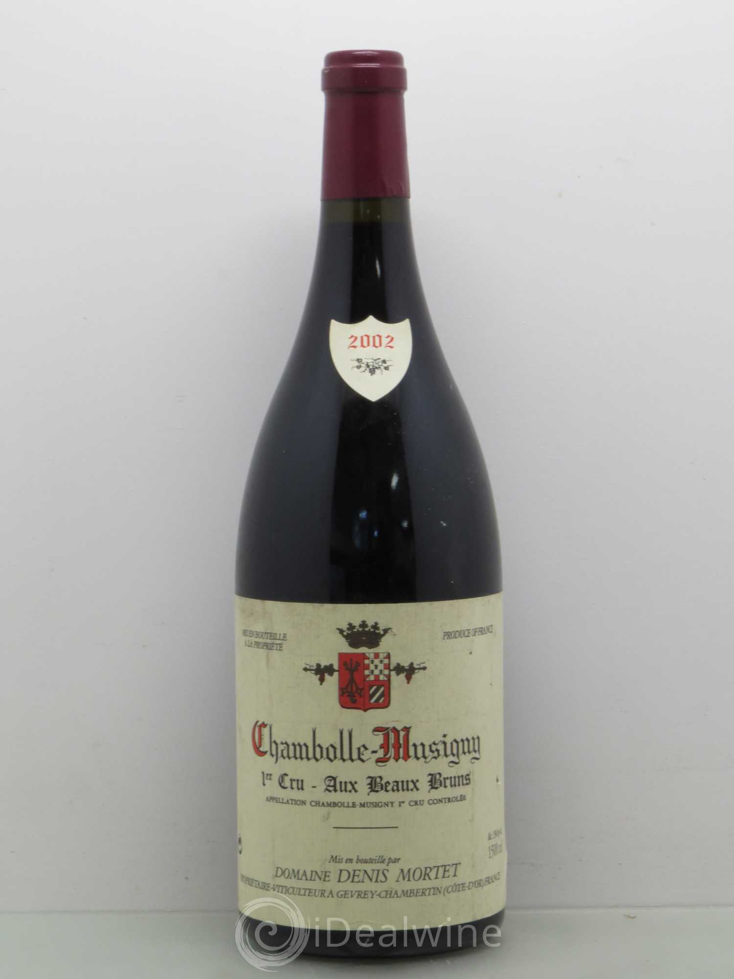 Chambolle-Musigny 1er Cru Aux Beaux Bruns Denis Mortet (Domaine) 2002 - Lot de 1 magnum - 0