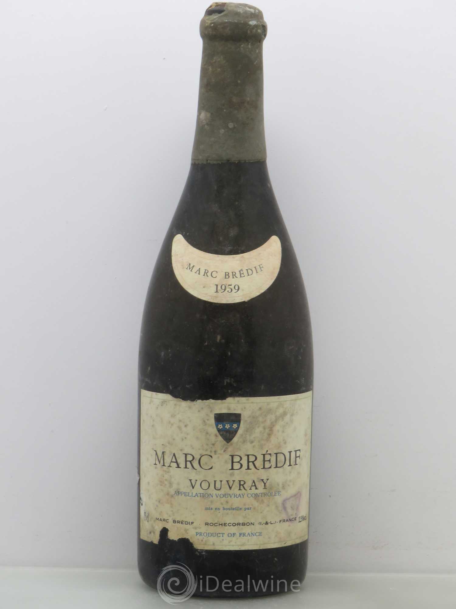 Vouvray Bredif 1959 - Posten von 1 Flasche - 0