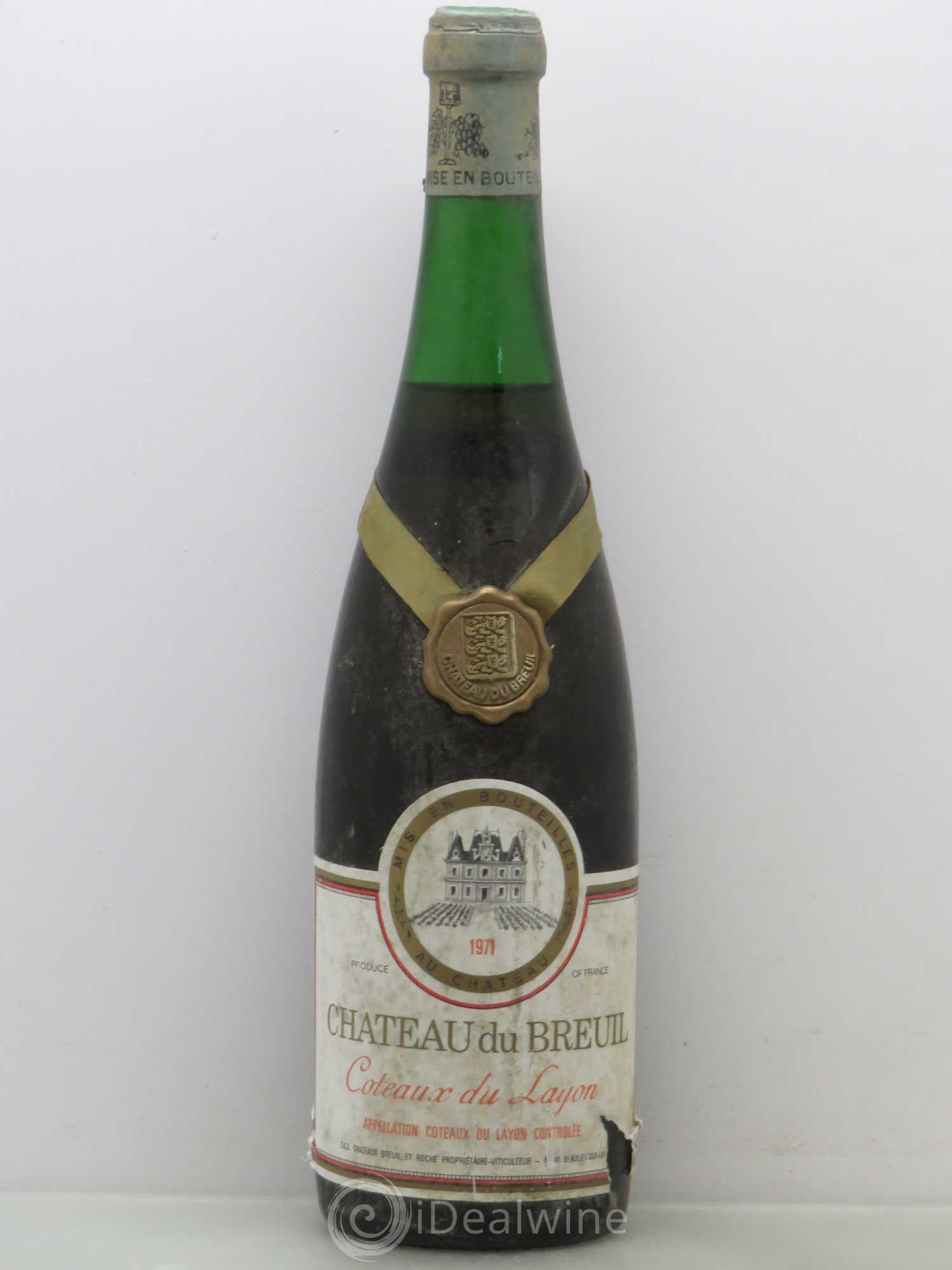 Coteaux du Layon Clos du Breuil - Château du Breuil (sans prix de réserve) 1971 - Posten von 1 Flasche - 0