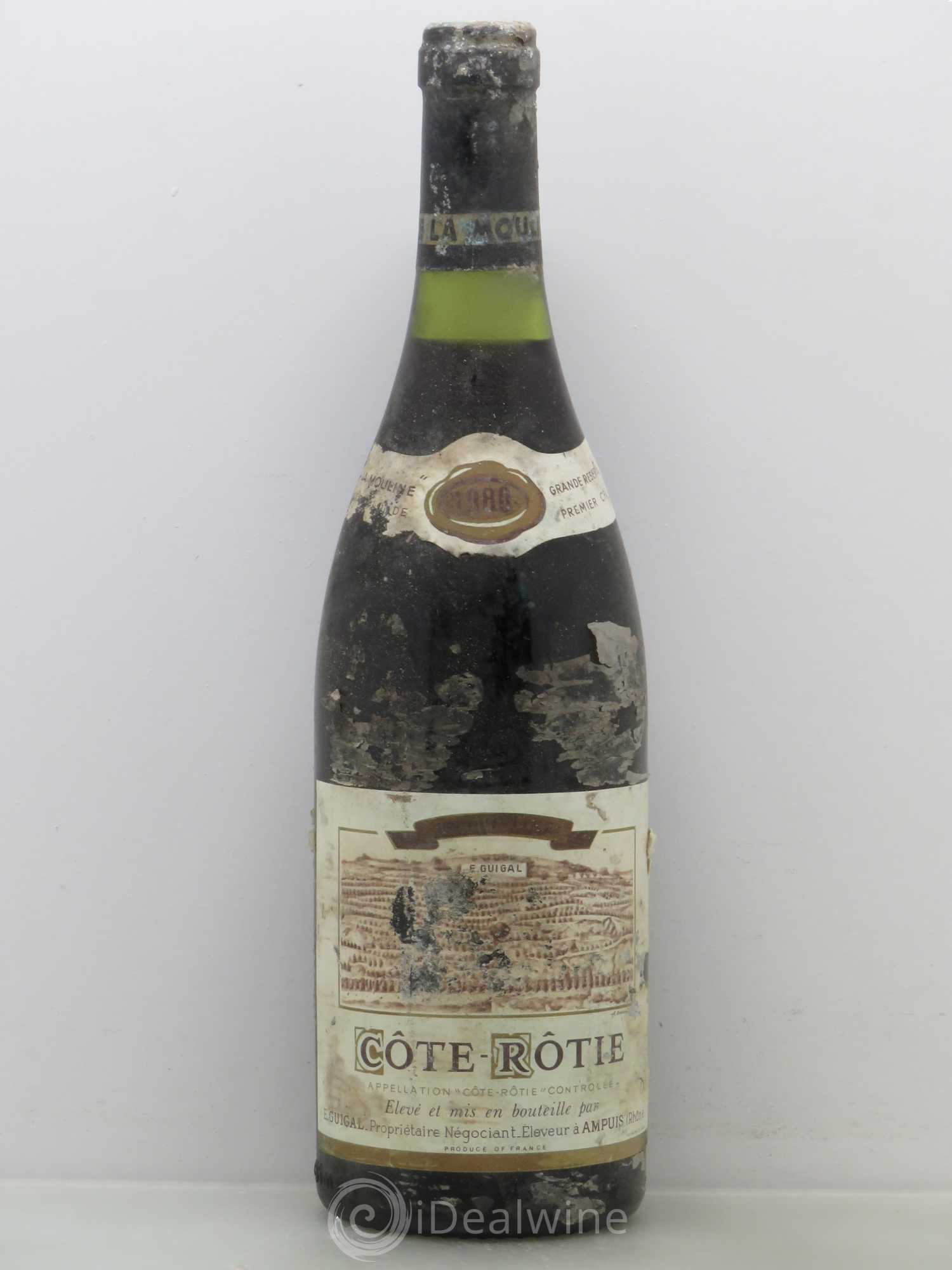 Côte-Rôtie La Mouline Guigal 1980 - Lot de 1 bouteille - 0