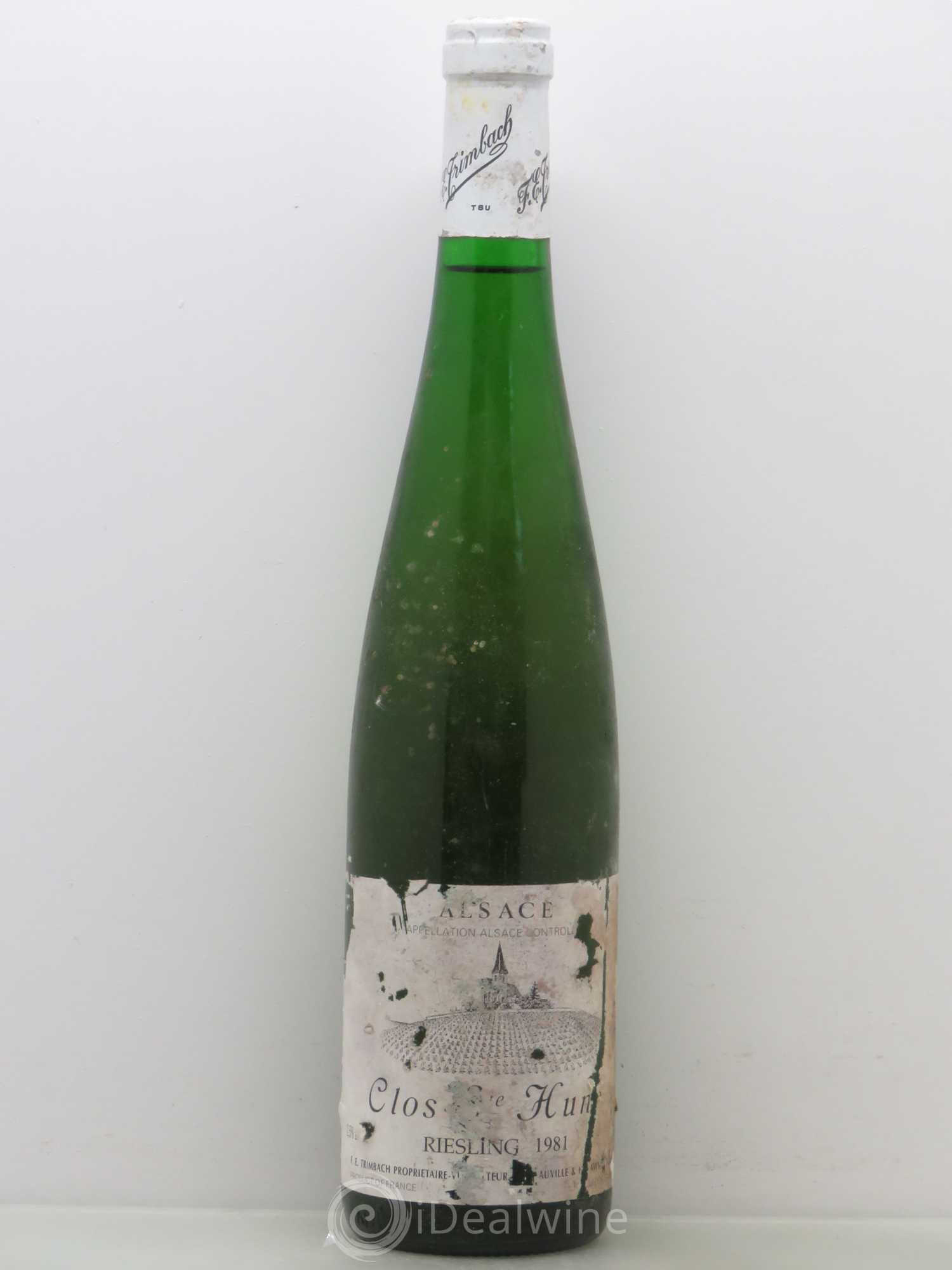 Alsace Riesling Clos Sainte-Hune Trimbach (Domaine) 1981 - Lot de 1 bouteille - 0